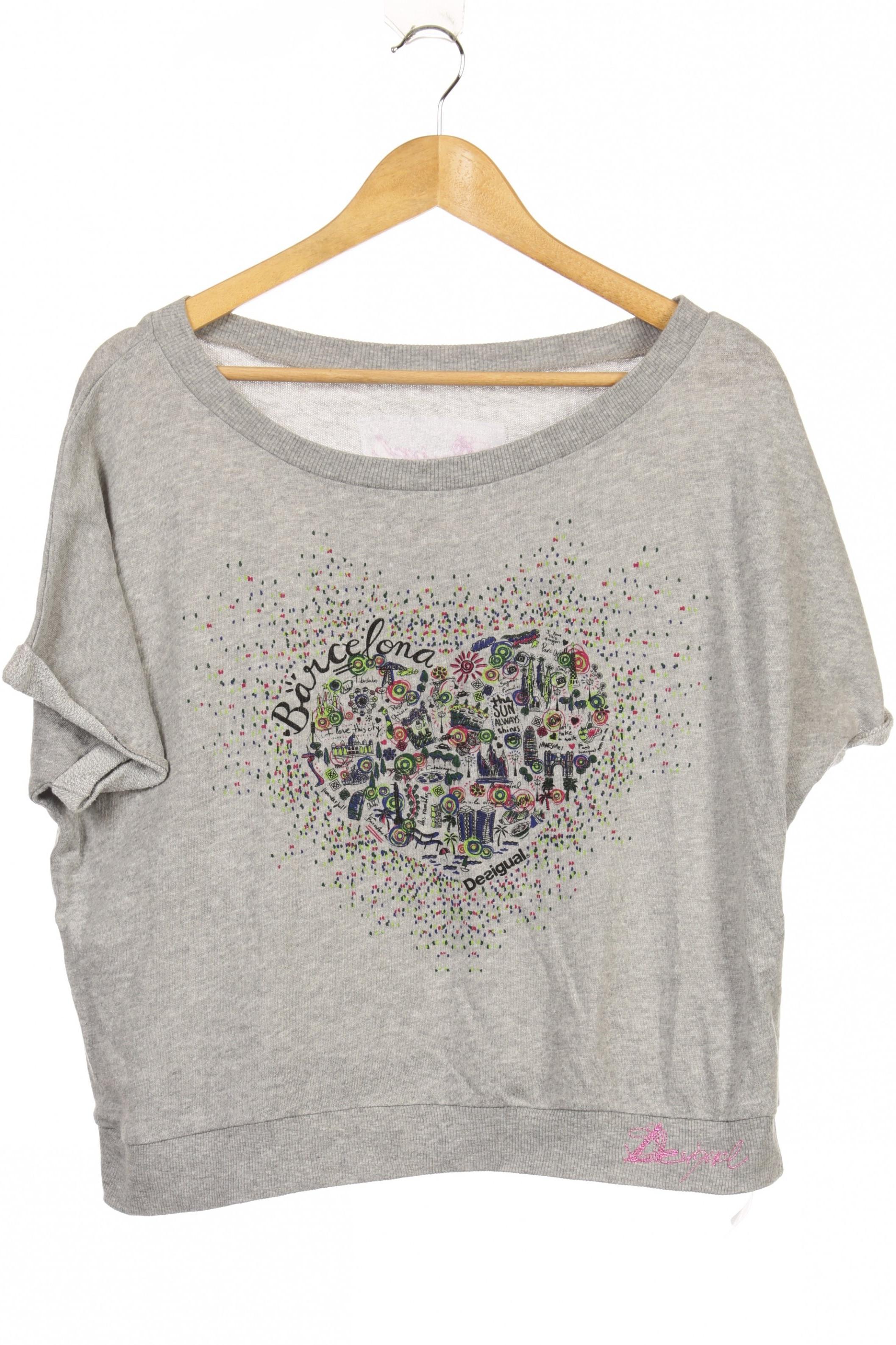 

Desigual Damen Bluse, grau, Gr.