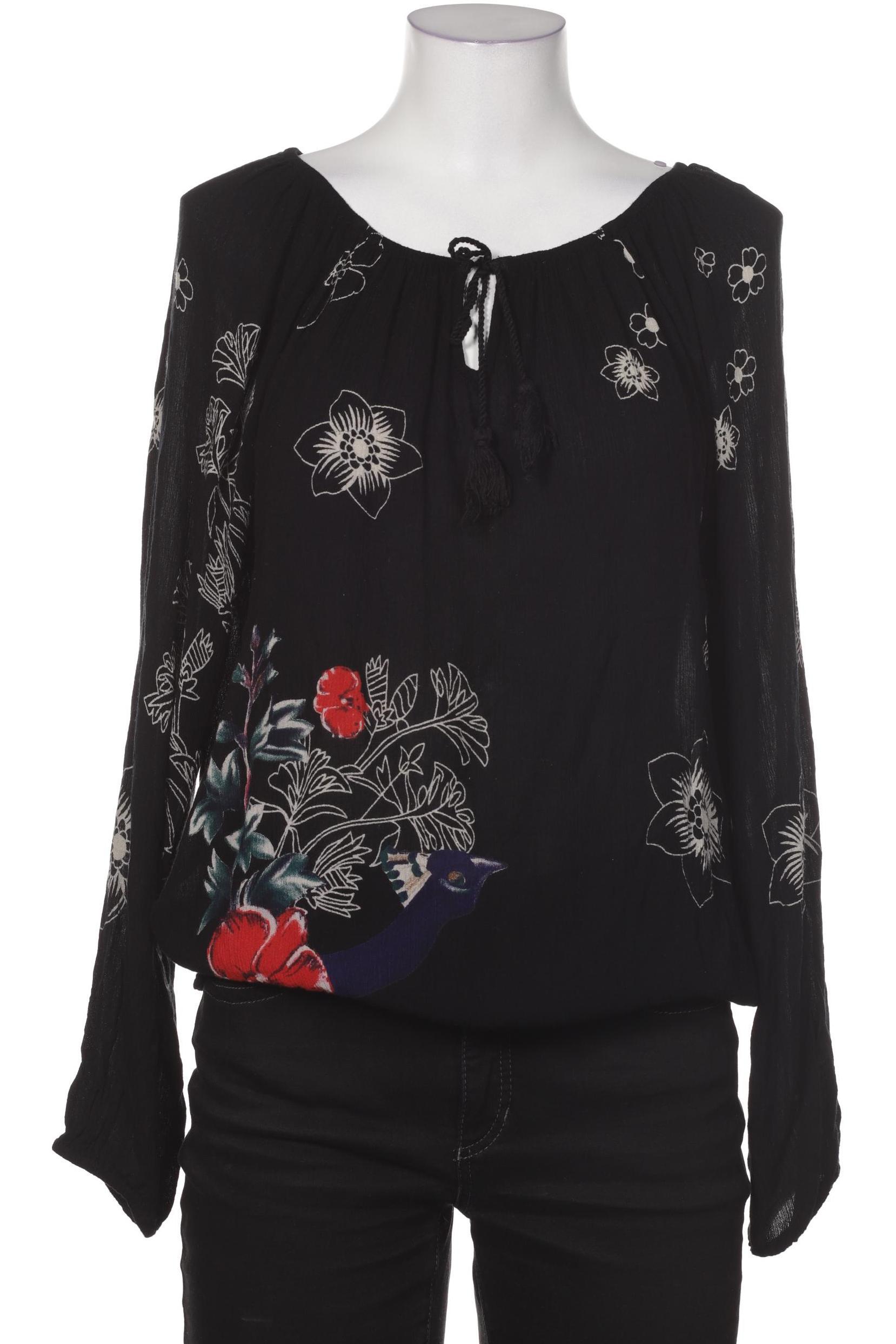 

Desigual Damen Bluse, schwarz, Gr. 38