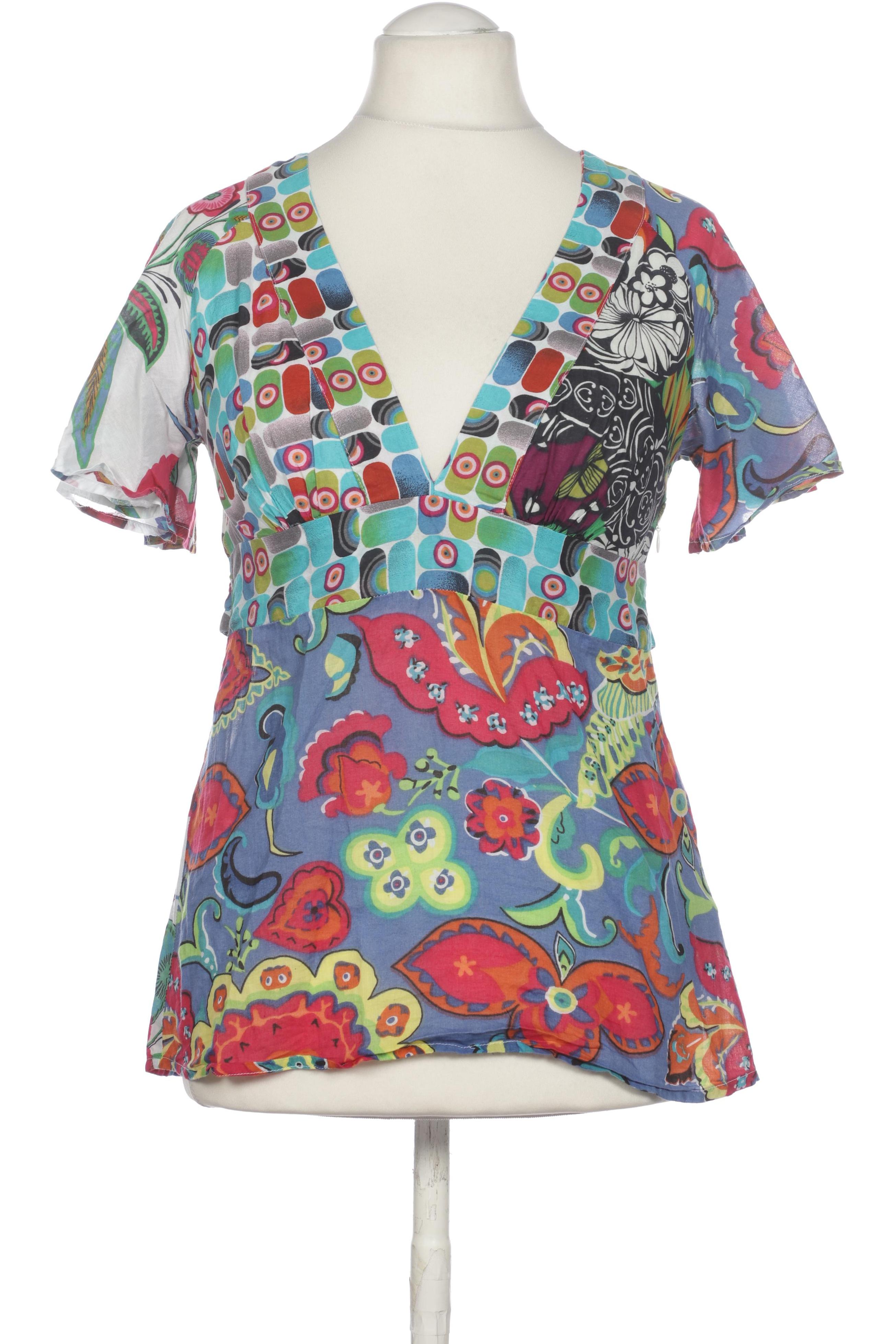 

Desigual Damen Bluse, blau, Gr. 42