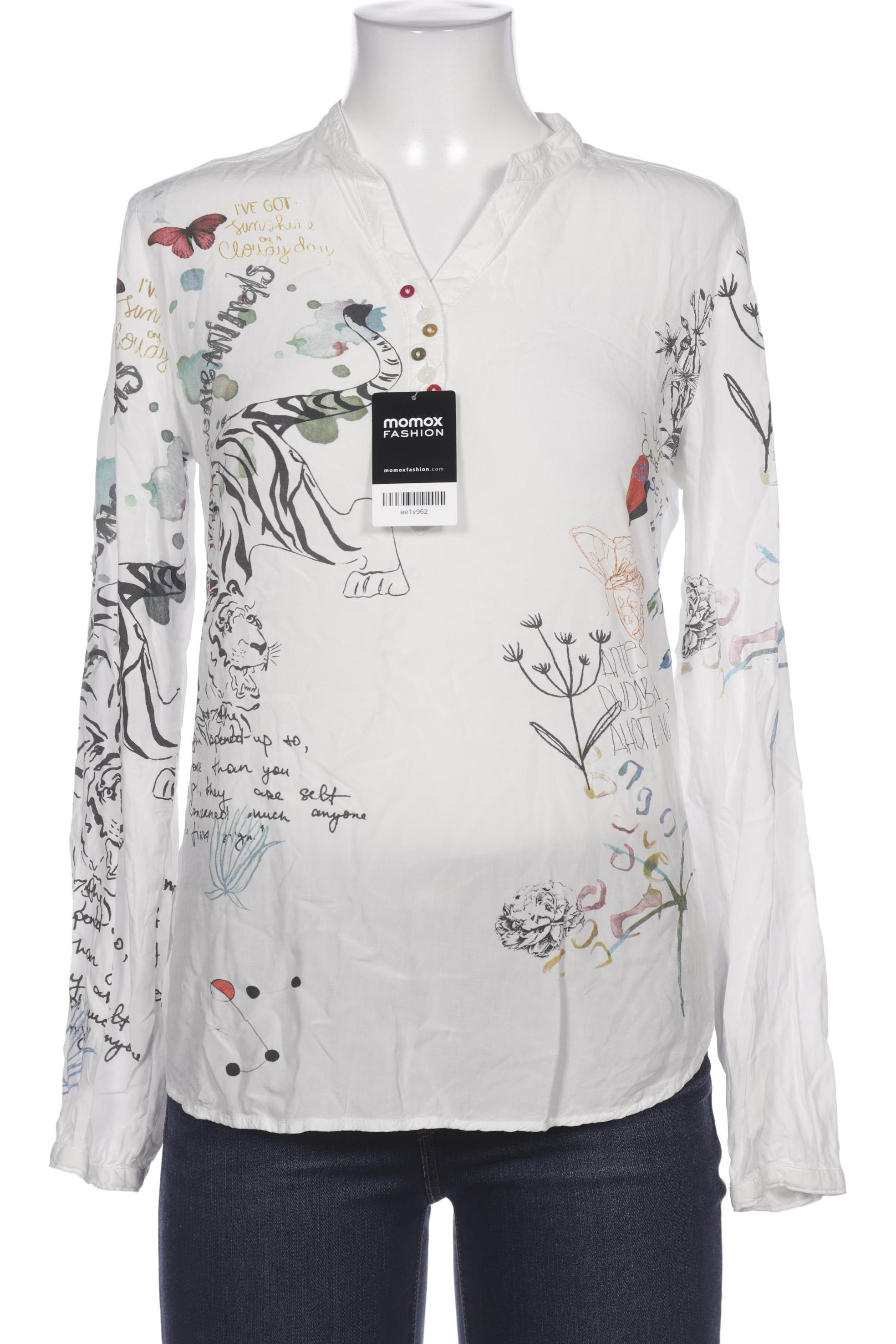 

Desigual Damen Bluse, weiß, Gr. 38