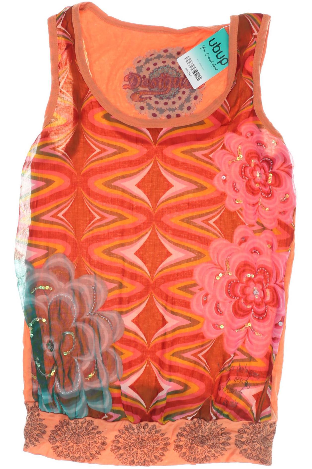 

Desigual Damen Bluse, orange, Gr.
