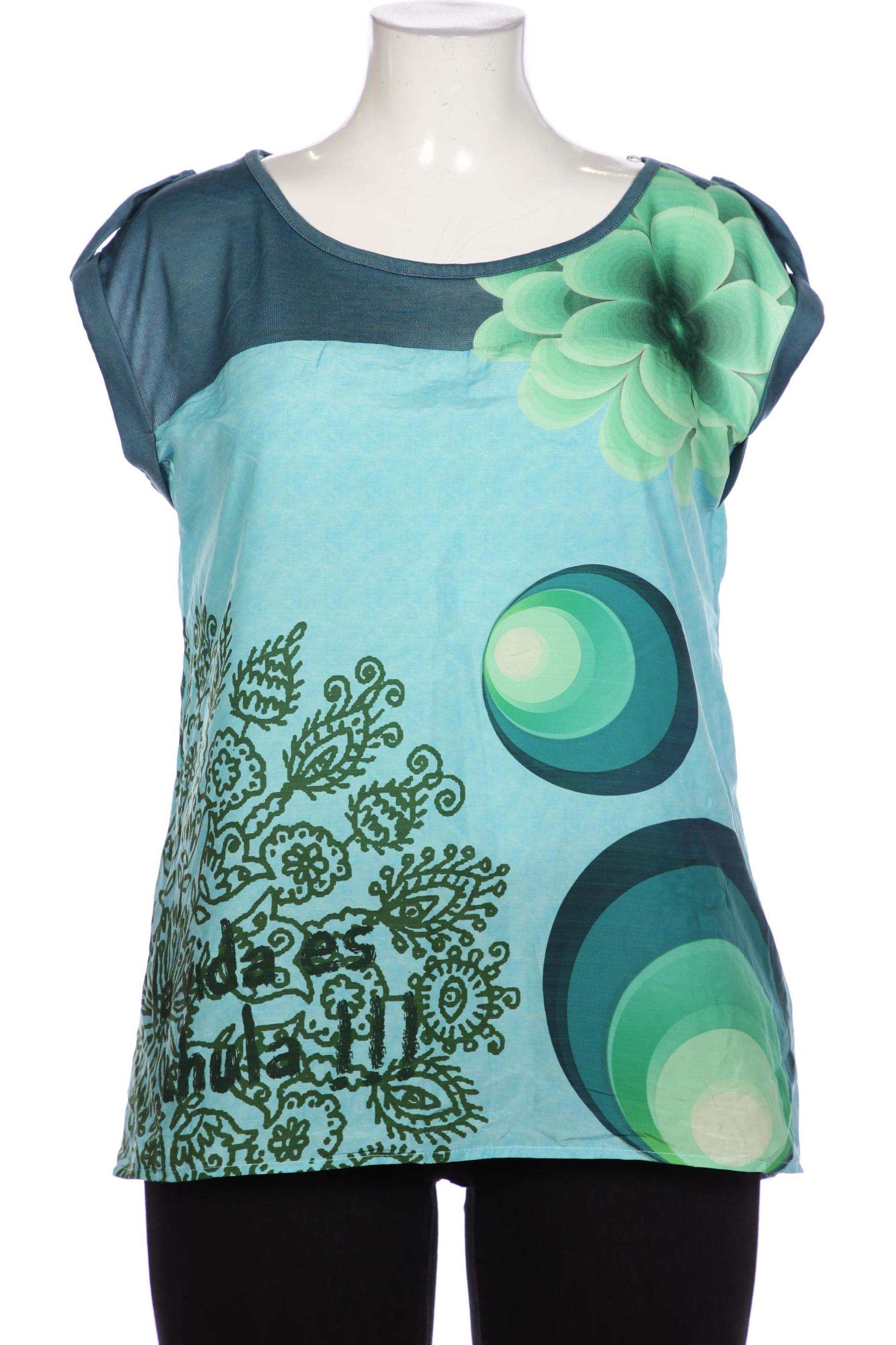 

Desigual Damen Bluse, blau, Gr. 44