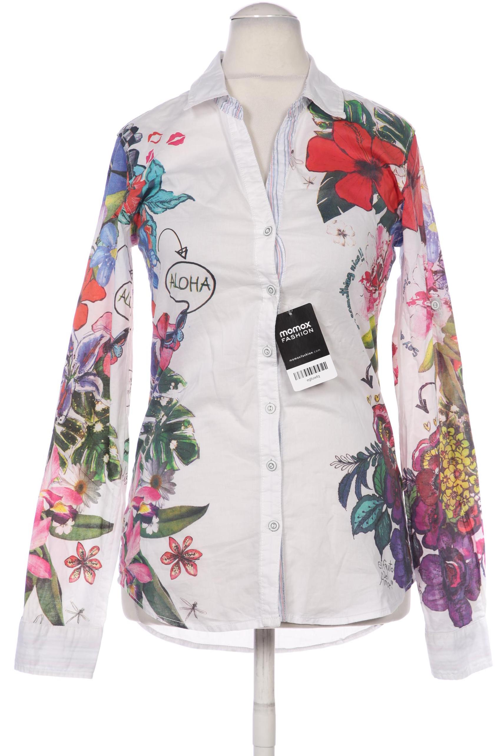 

Desigual Damen Bluse, weiß, Gr. 36