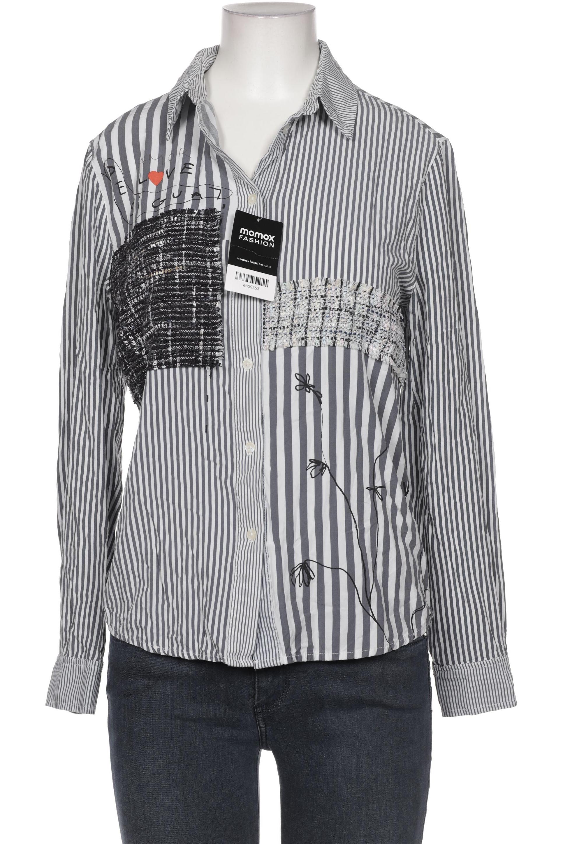

Desigual Damen Bluse, grau, Gr. 38