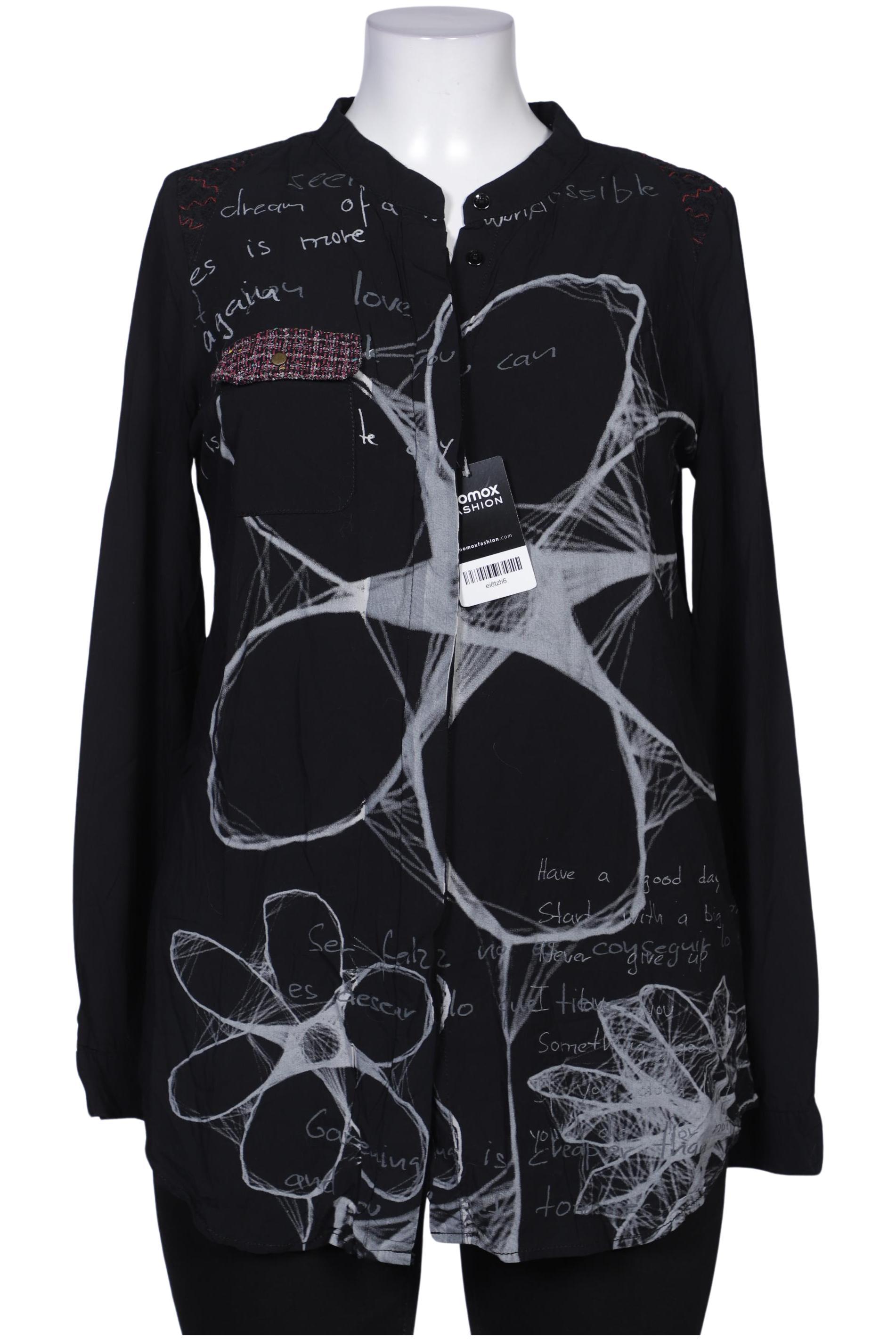 

Desigual Damen Bluse, schwarz, Gr. 44