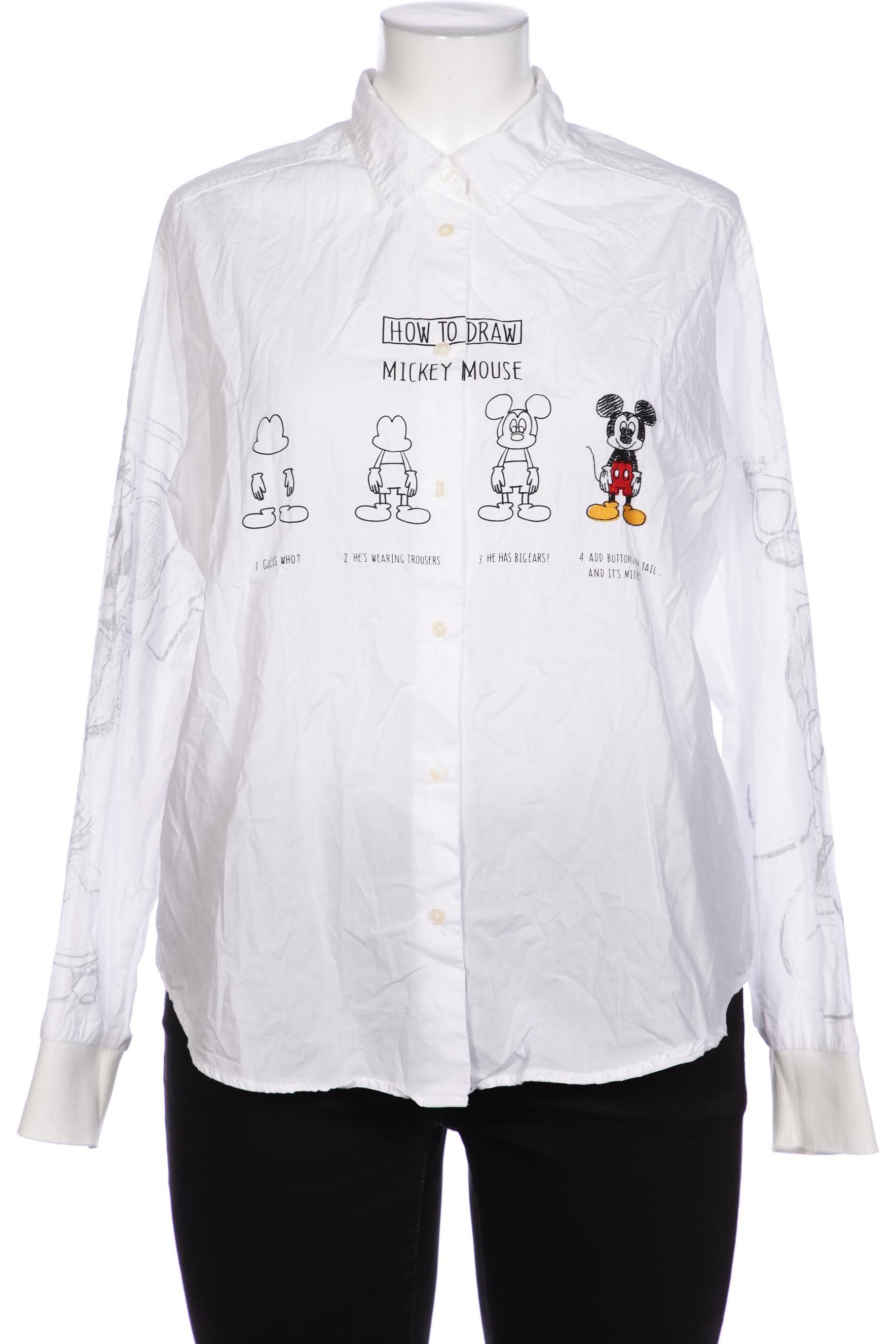 

Desigual Damen Bluse, weiß, Gr. 46