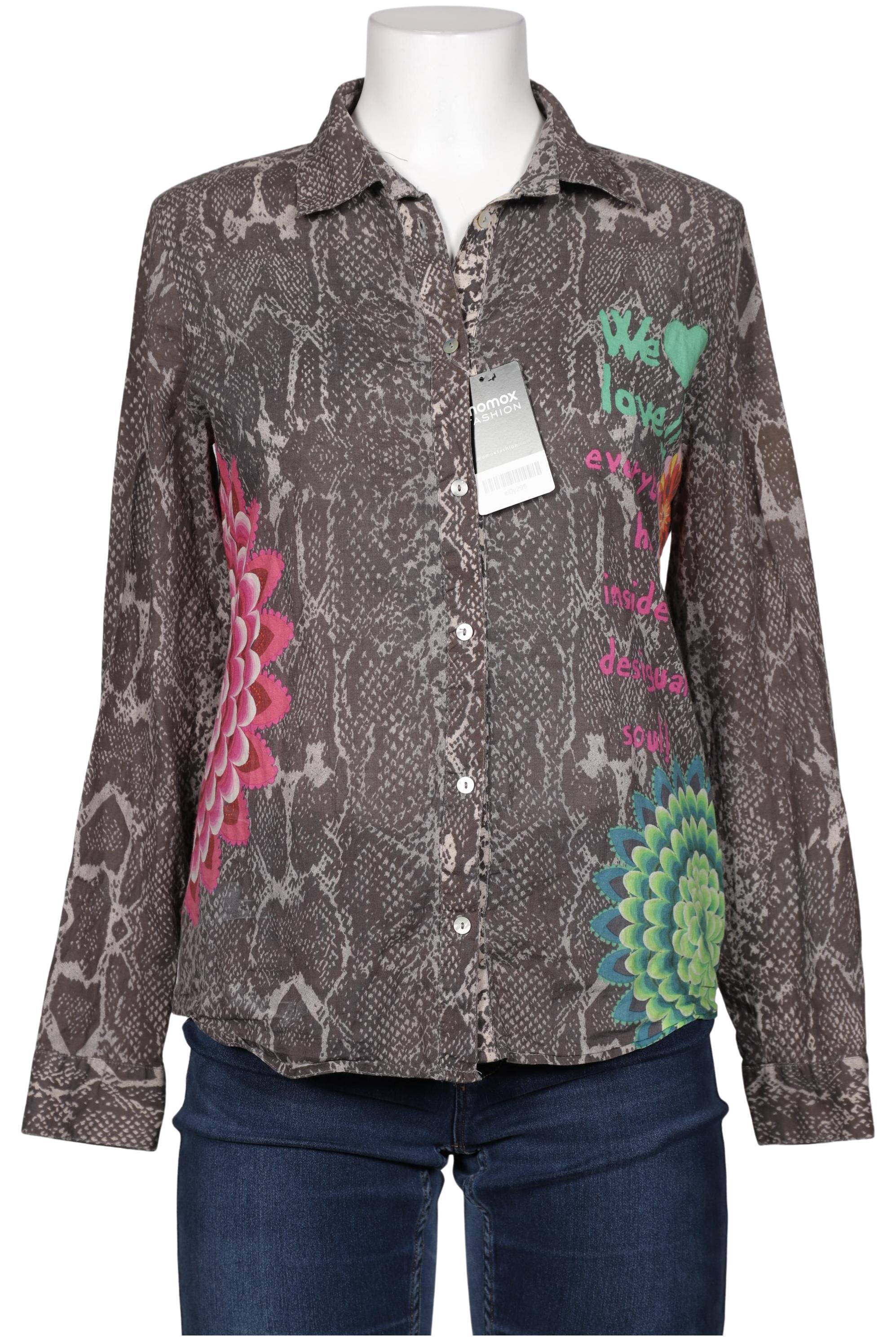

Desigual Damen Bluse, braun, Gr. 42