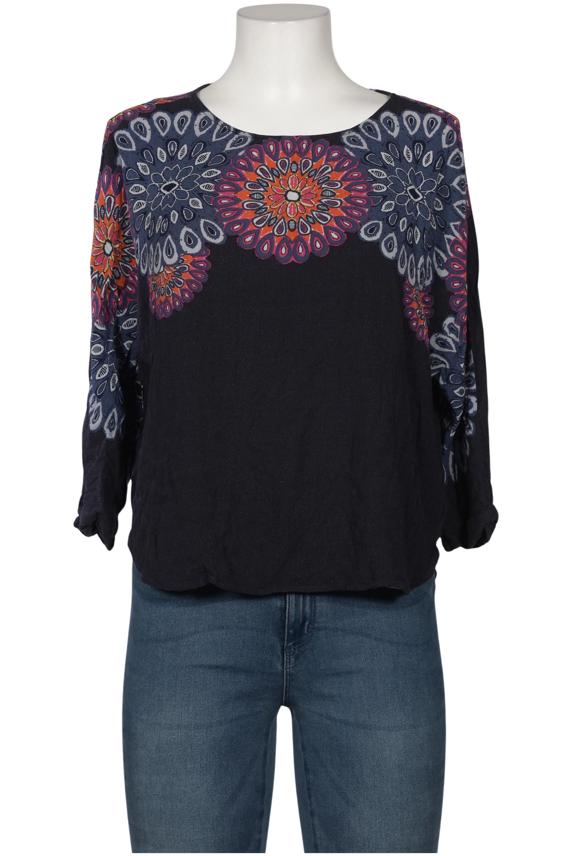 

Desigual Damen Bluse, marineblau, Gr. 42