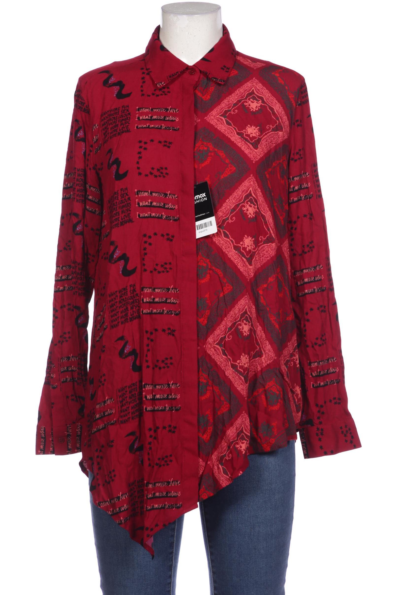 

Desigual Damen Bluse, bordeaux, Gr. 42
