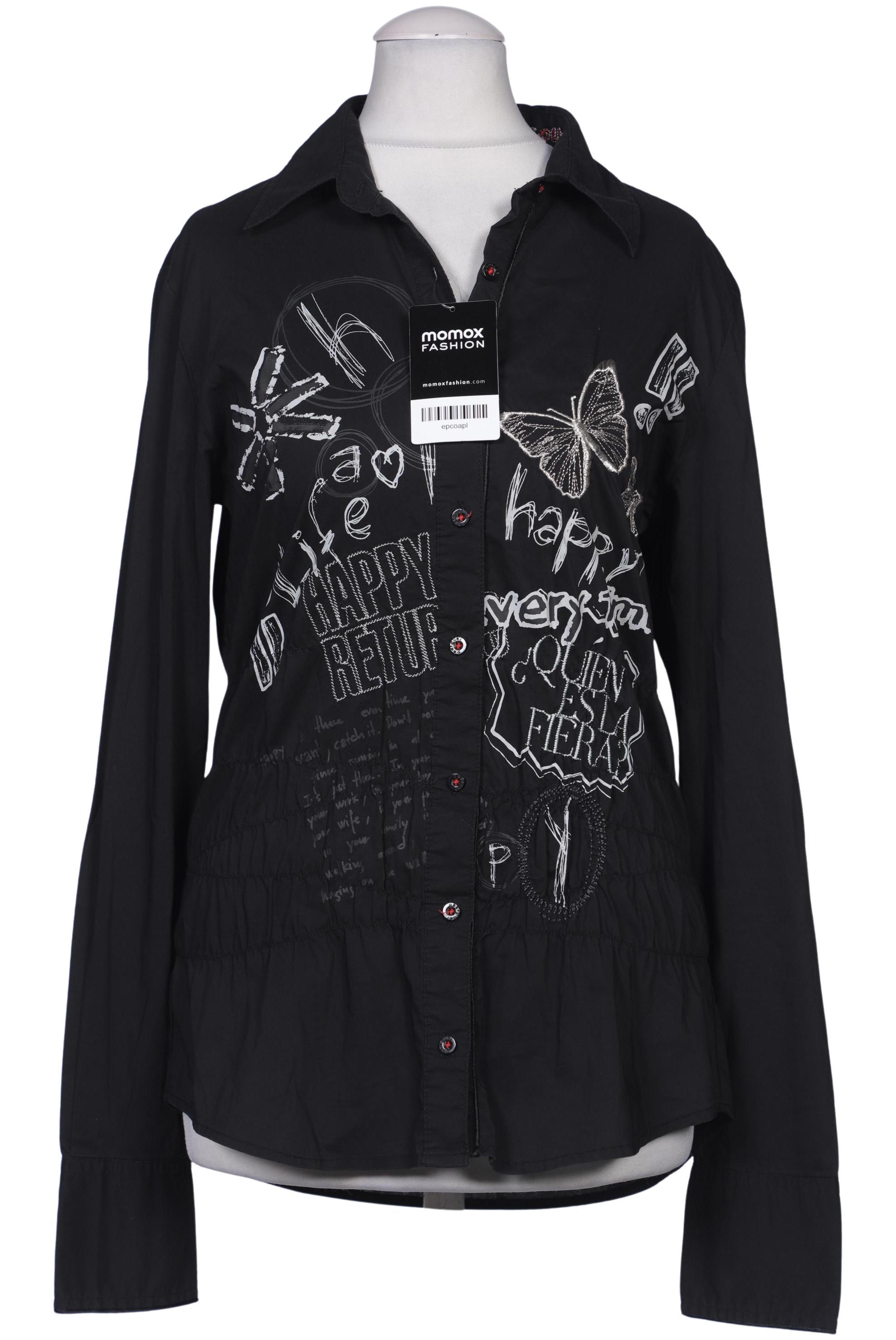 

Desigual Damen Bluse, schwarz, Gr. 38