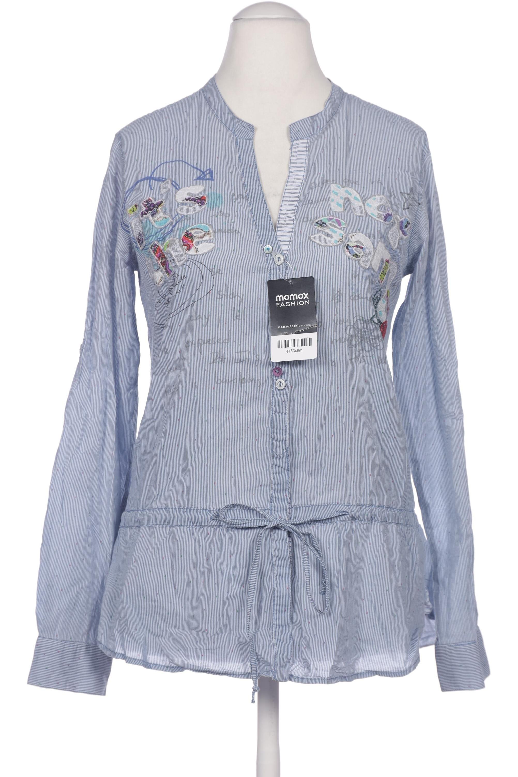 

Desigual Damen Bluse, blau, Gr. 38