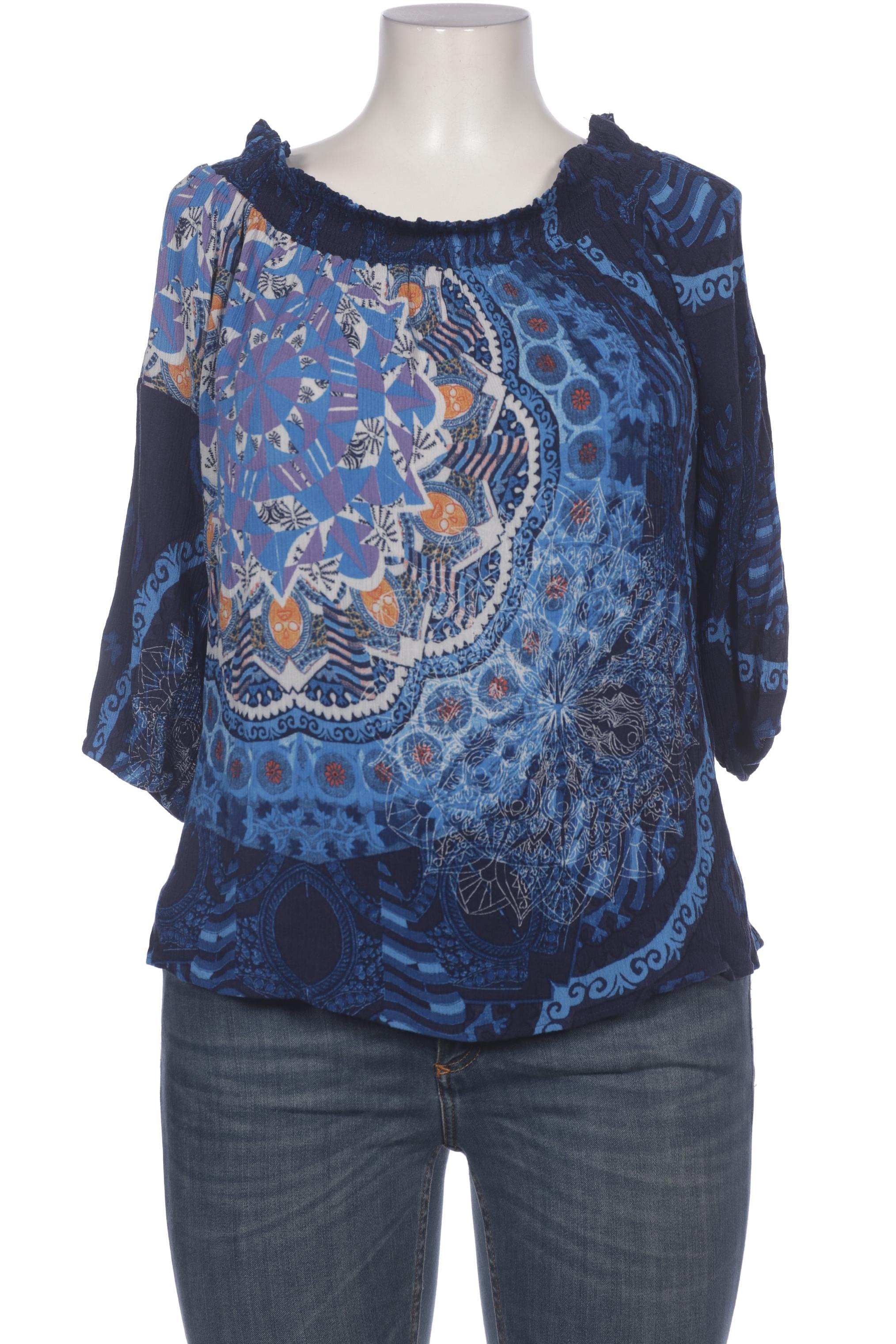 

Desigual Damen Bluse, marineblau, Gr. 46