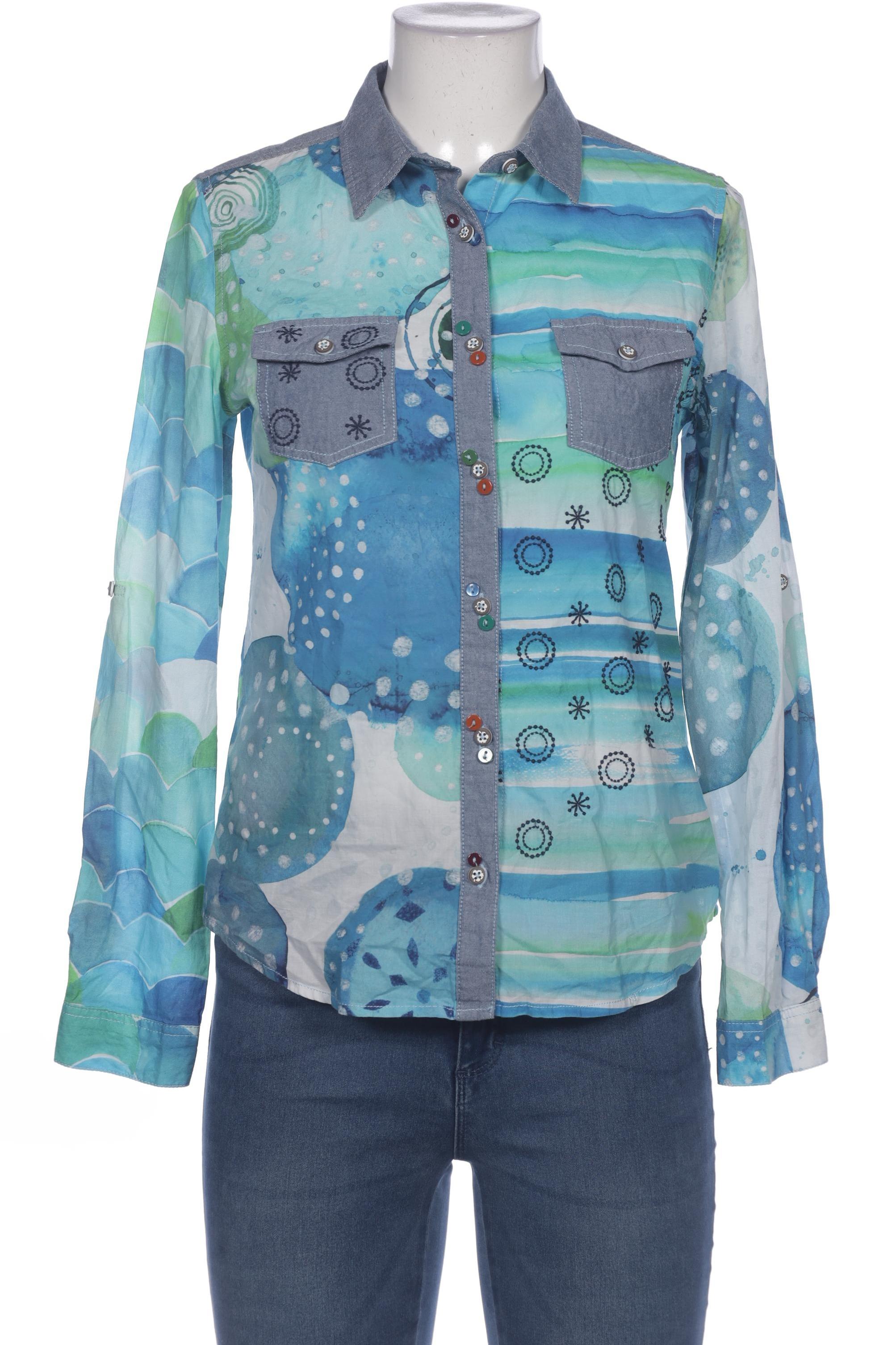 

Desigual Damen Bluse, türkis, Gr. 38