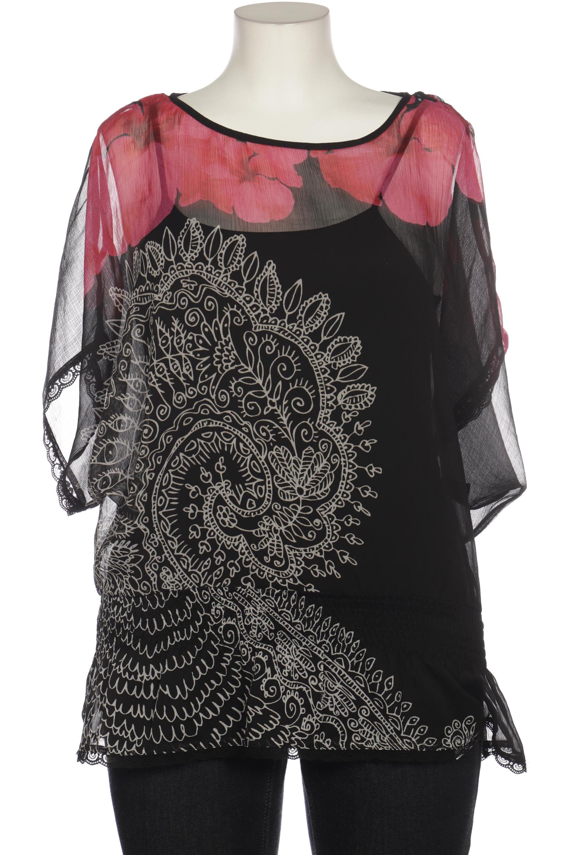 

Desigual Damen Bluse, schwarz, Gr. 44
