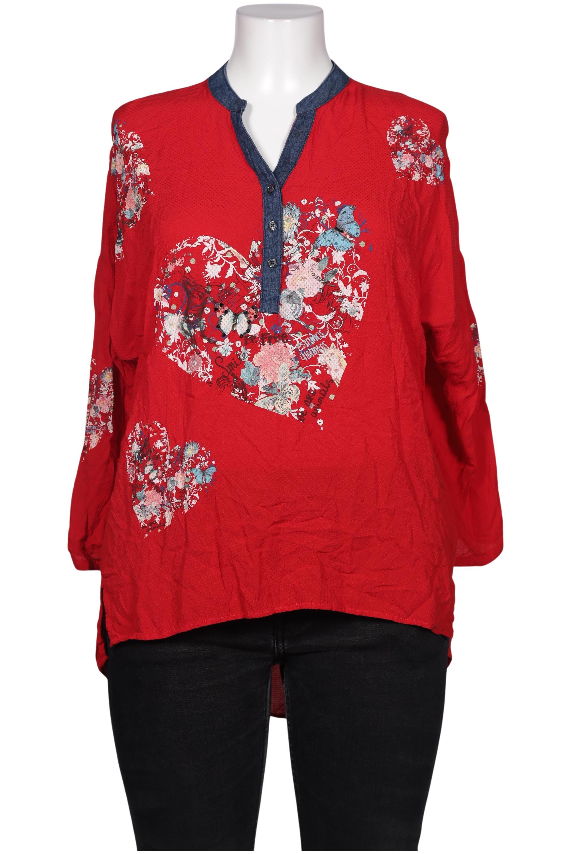 

Desigual Damen Bluse, rot, Gr. 42