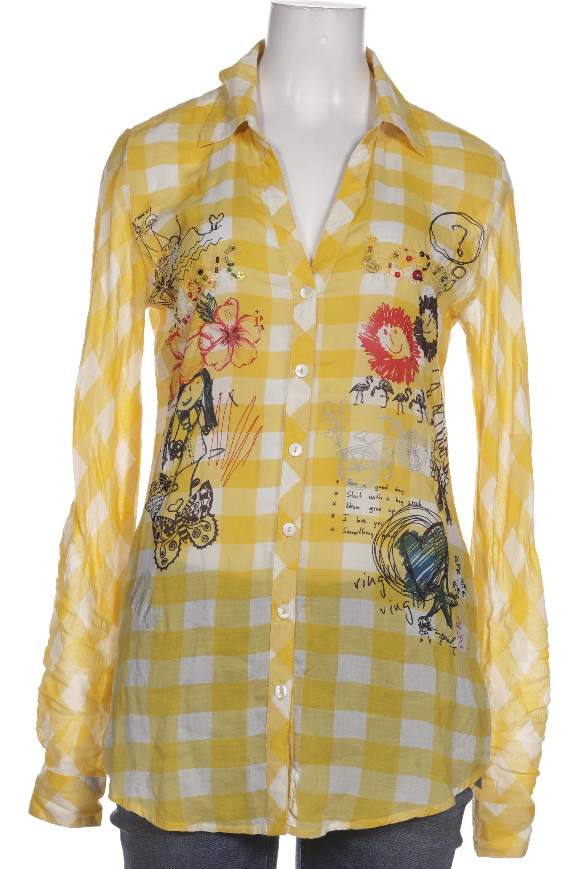 

Desigual Damen Bluse, gelb, Gr.