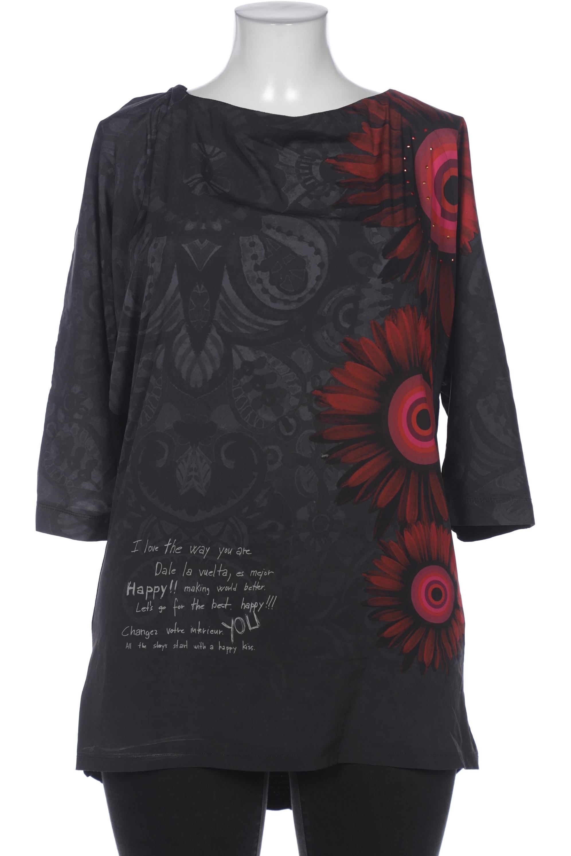 

Desigual Damen Bluse, schwarz, Gr. 46