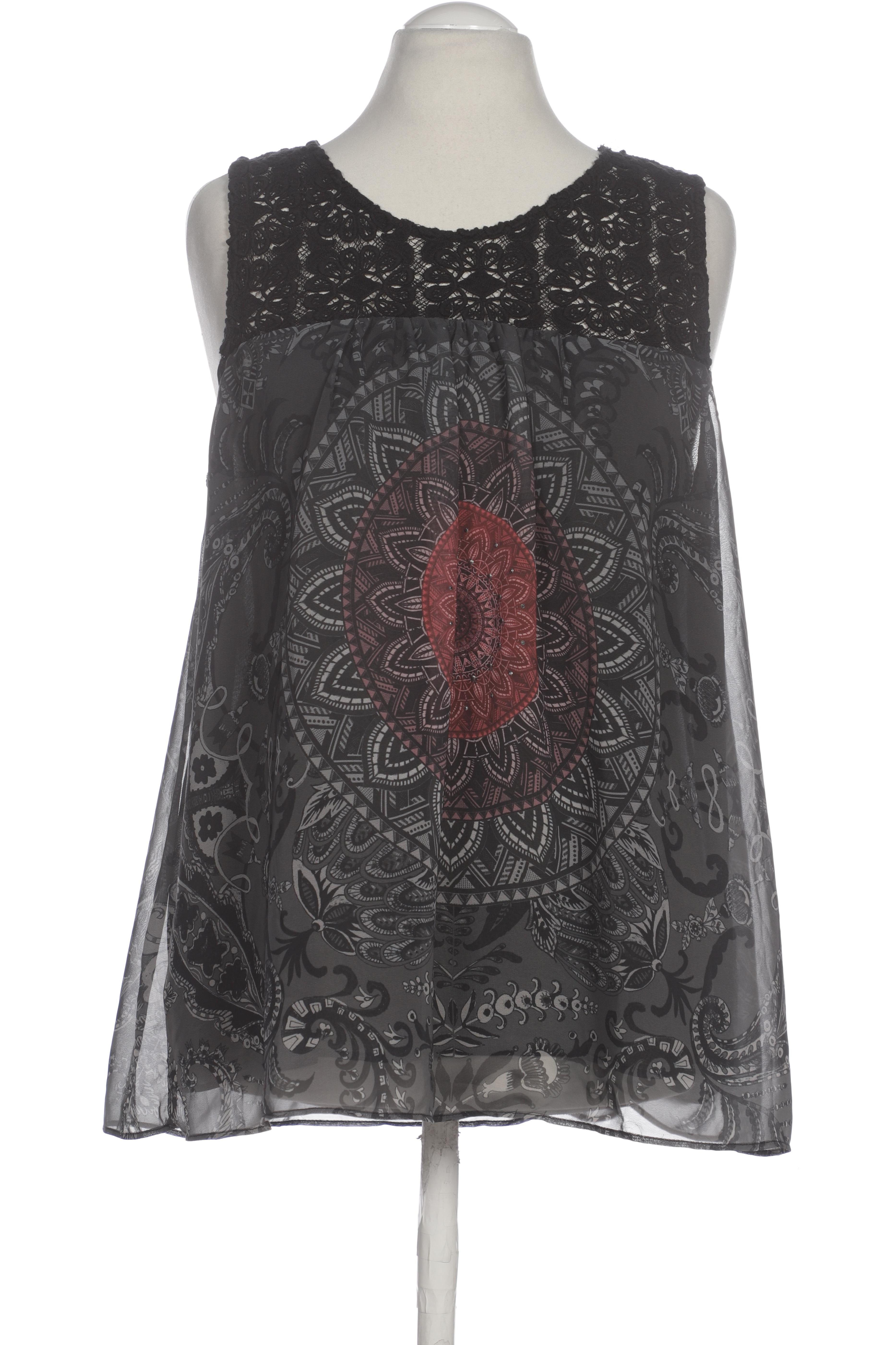 

Desigual Damen Bluse, grau, Gr.