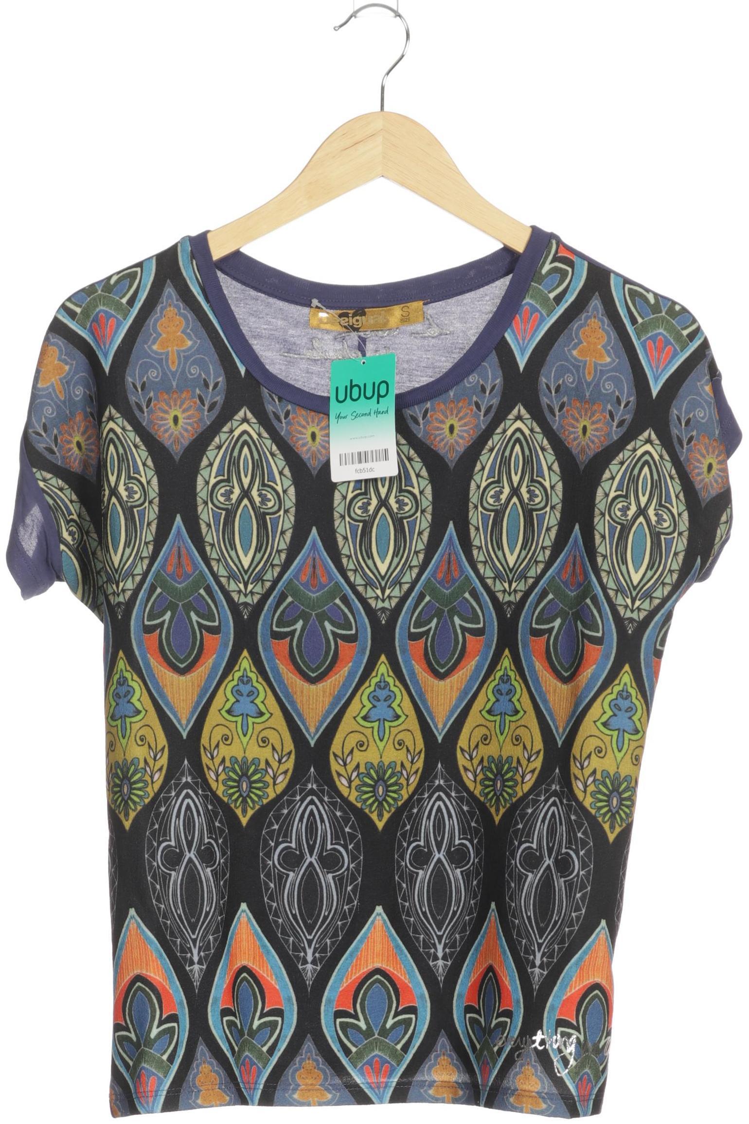 

Desigual Damen Bluse, blau, Gr.
