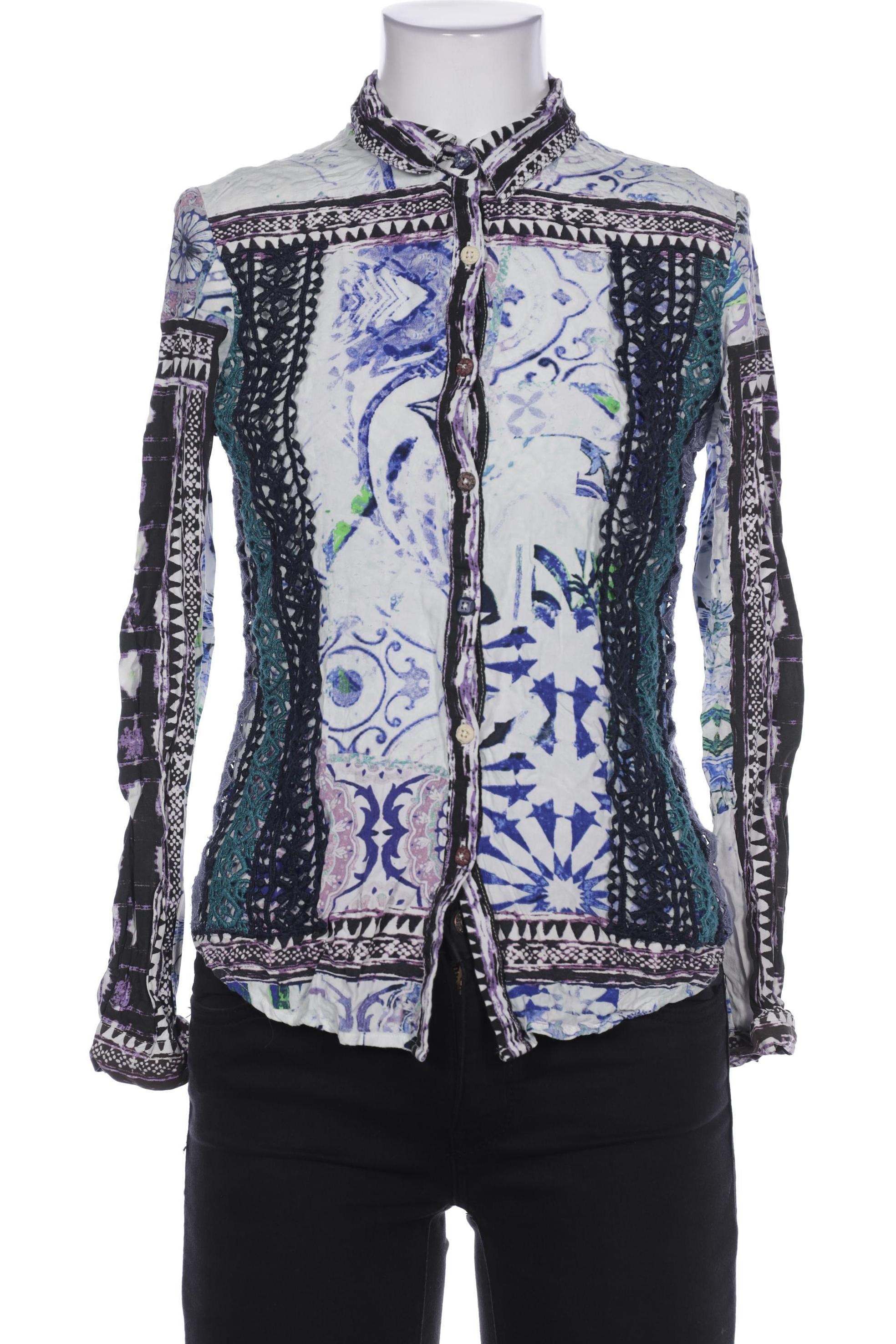 

Desigual Damen Bluse, blau, Gr. 34