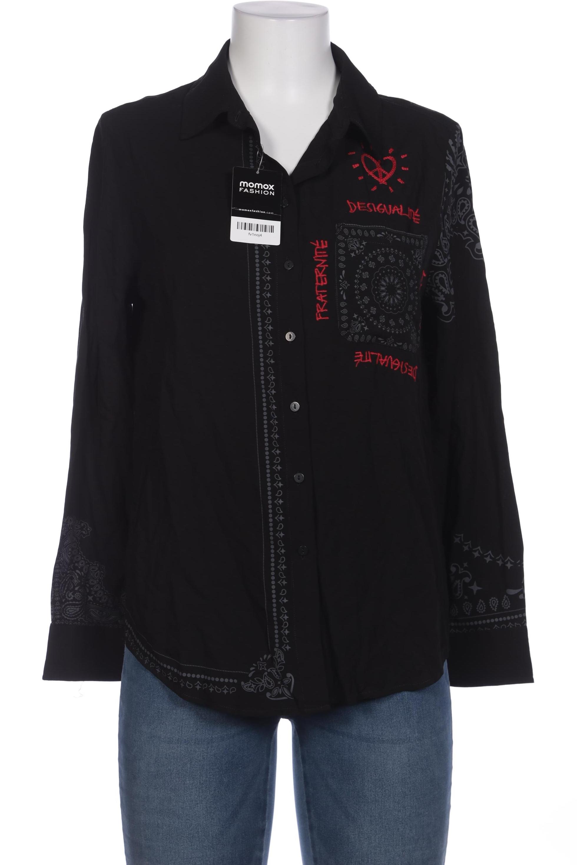 

Desigual Damen Bluse, schwarz, Gr. 38
