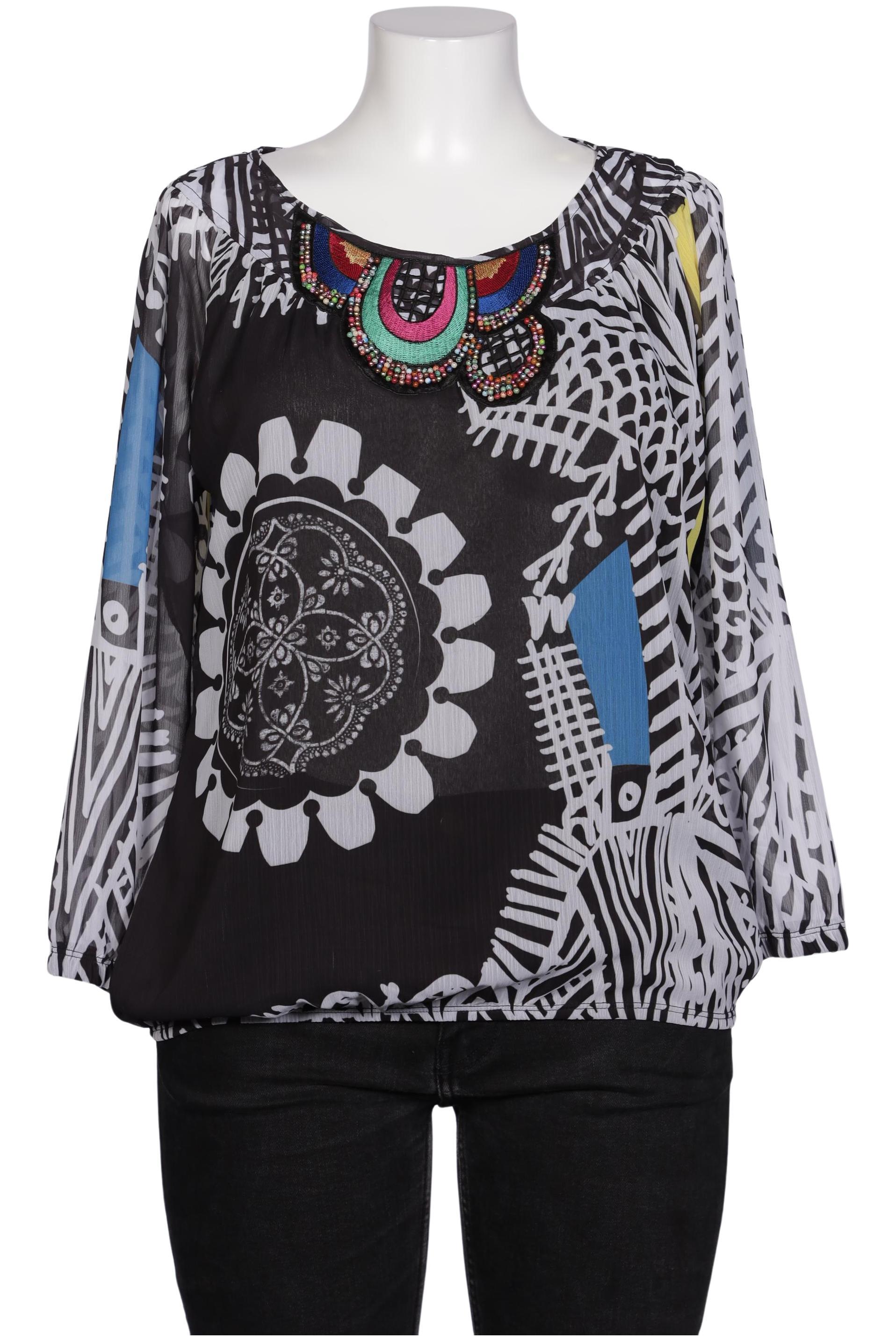 

Desigual Damen Bluse, schwarz, Gr. 44