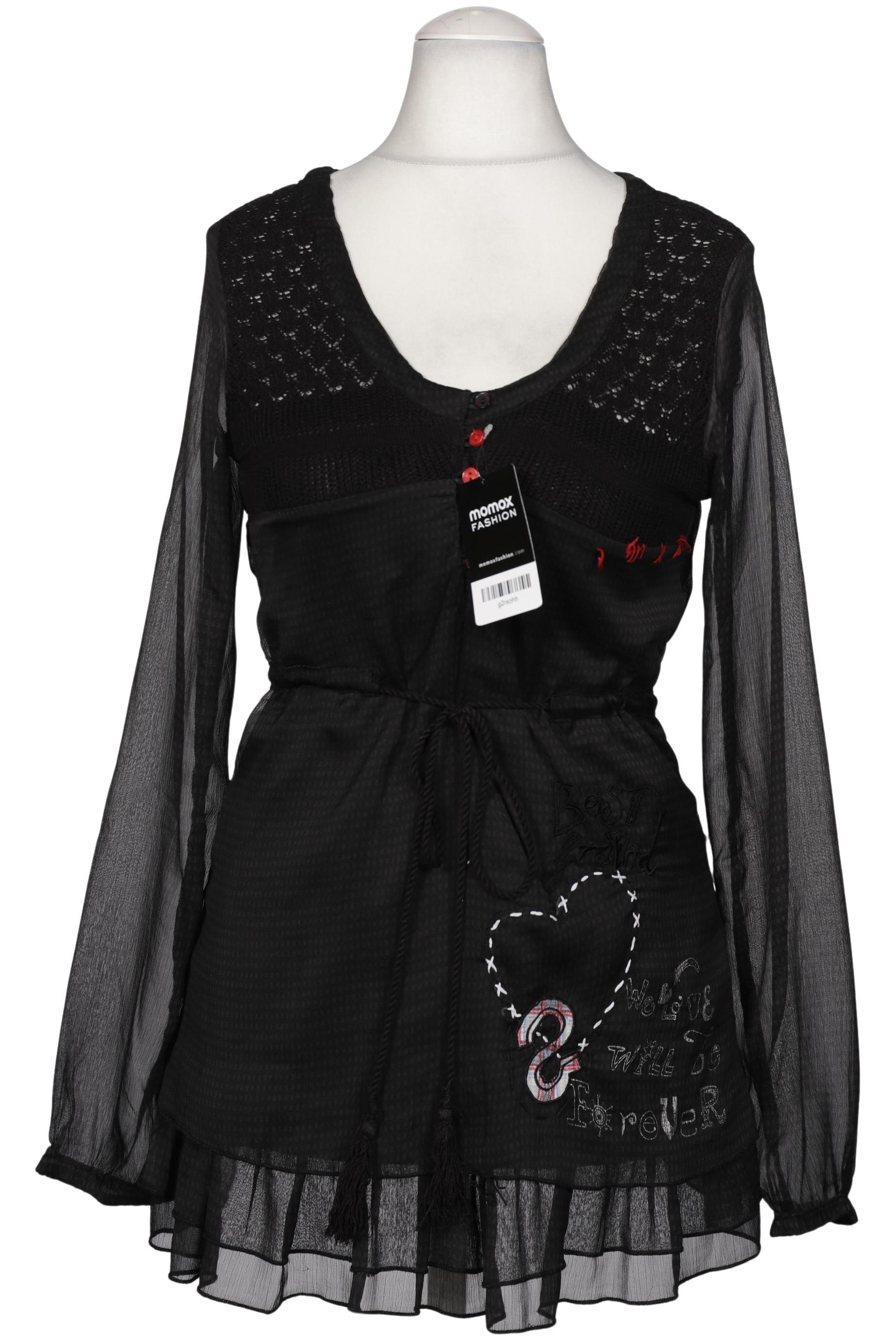

Desigual Damen Bluse, schwarz, Gr. 36