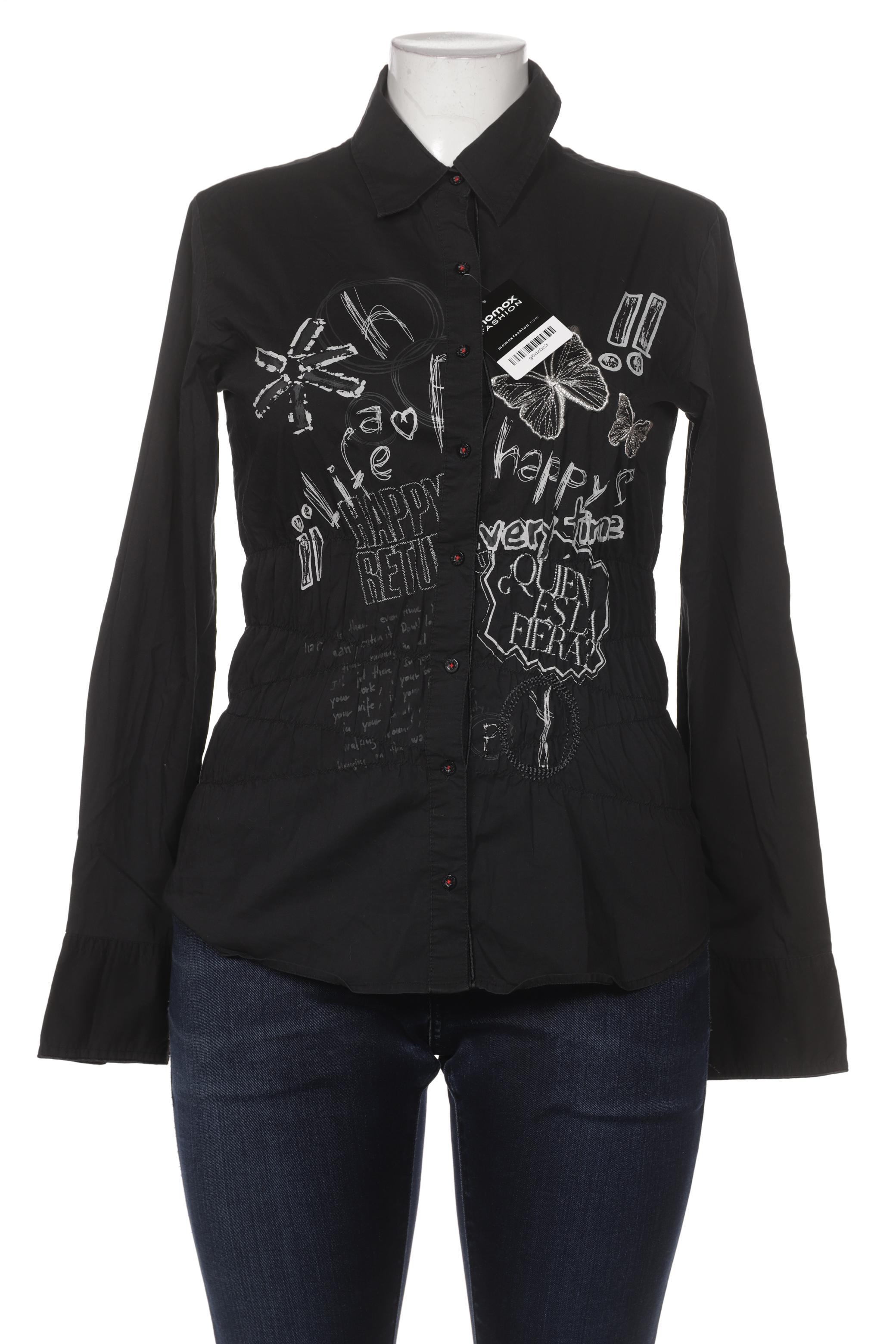 

Desigual Damen Bluse, schwarz, Gr. 44