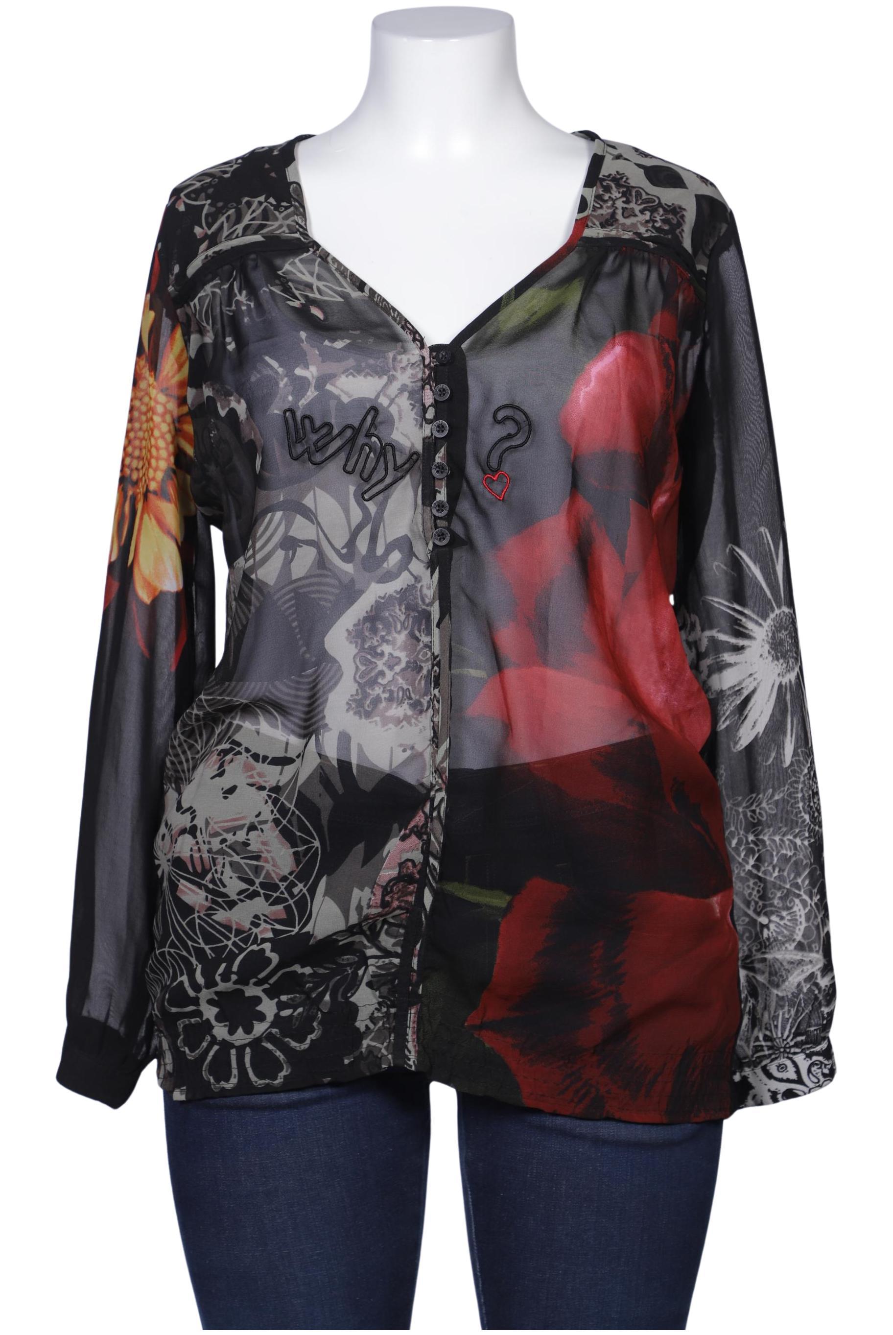 

Desigual Damen Bluse, schwarz, Gr. 44