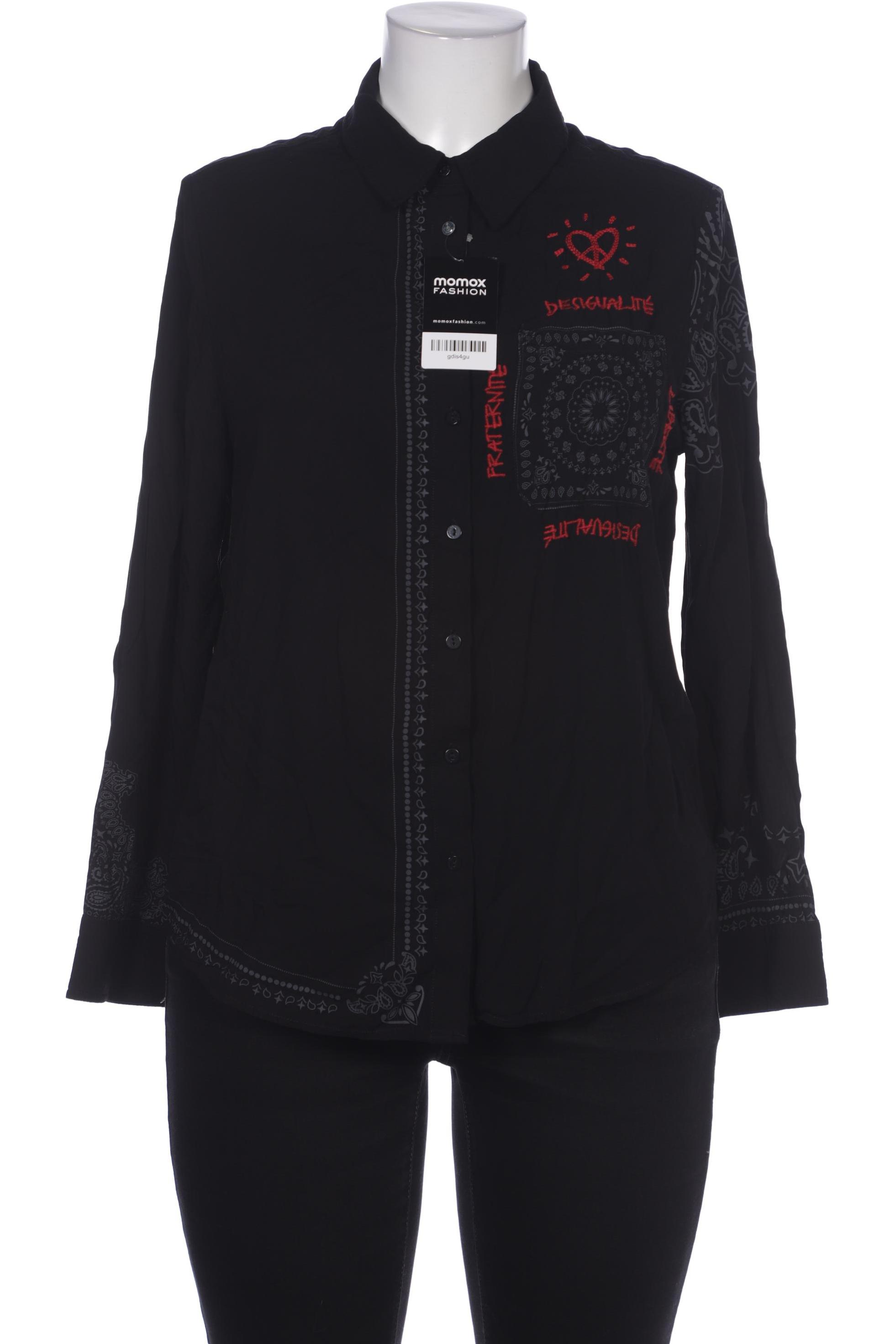 

Desigual Damen Bluse, schwarz, Gr. 44