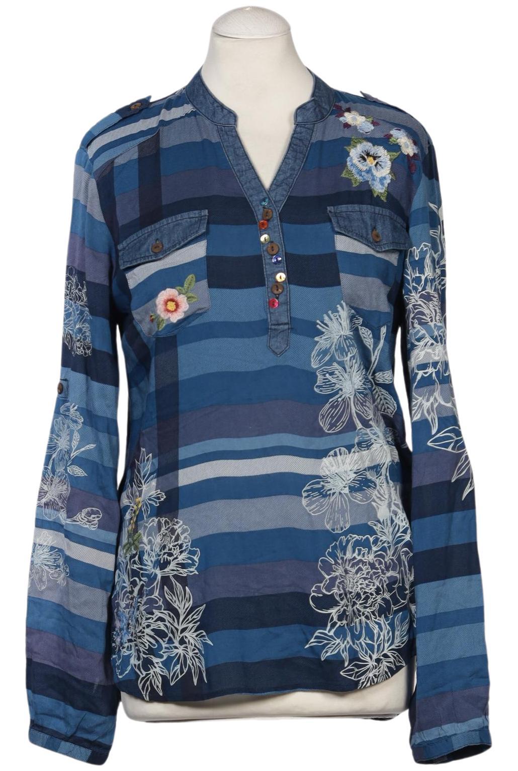 

Desigual Damen Bluse, hellblau, Gr. 38