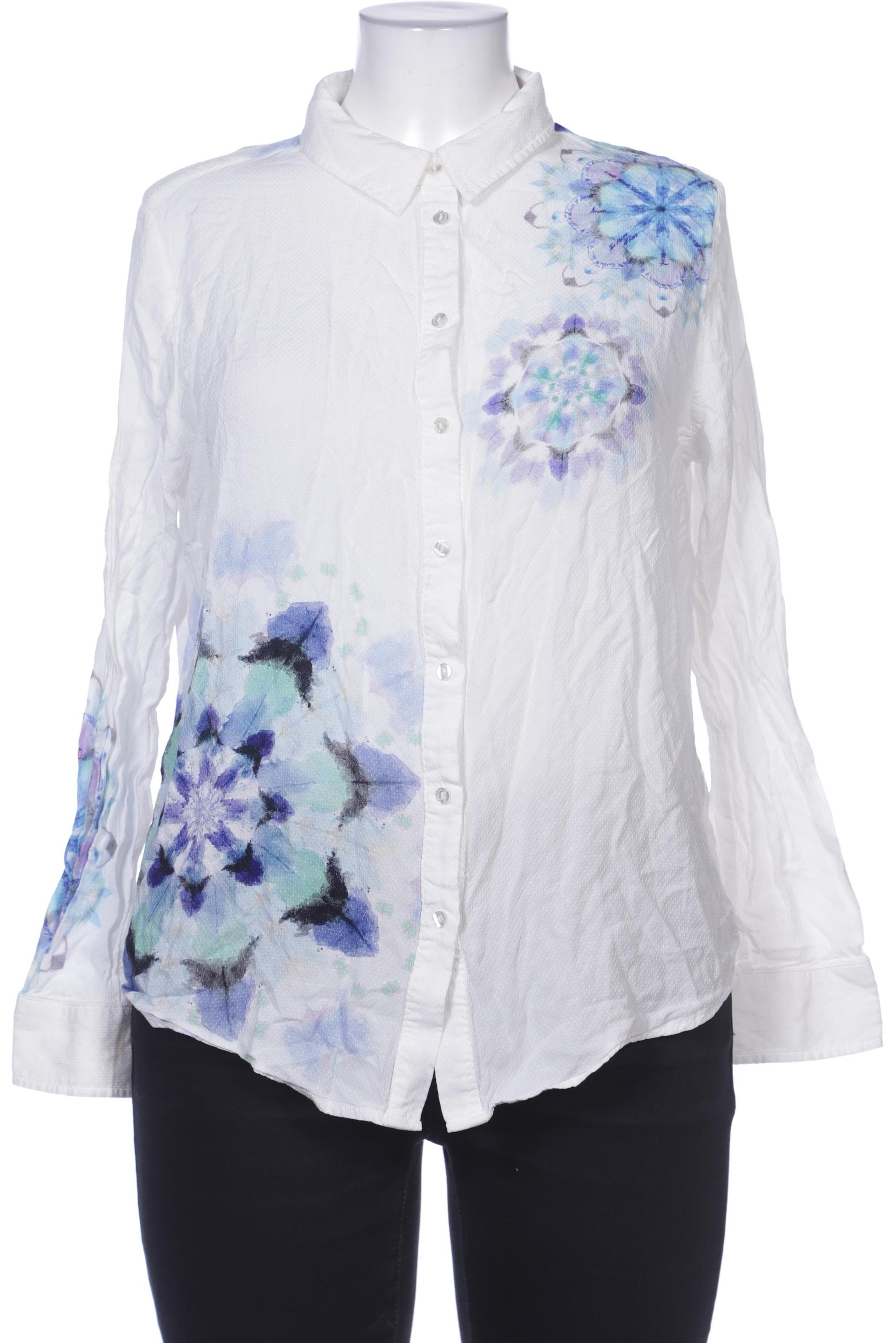 

Desigual Damen Bluse, weiß, Gr. 46