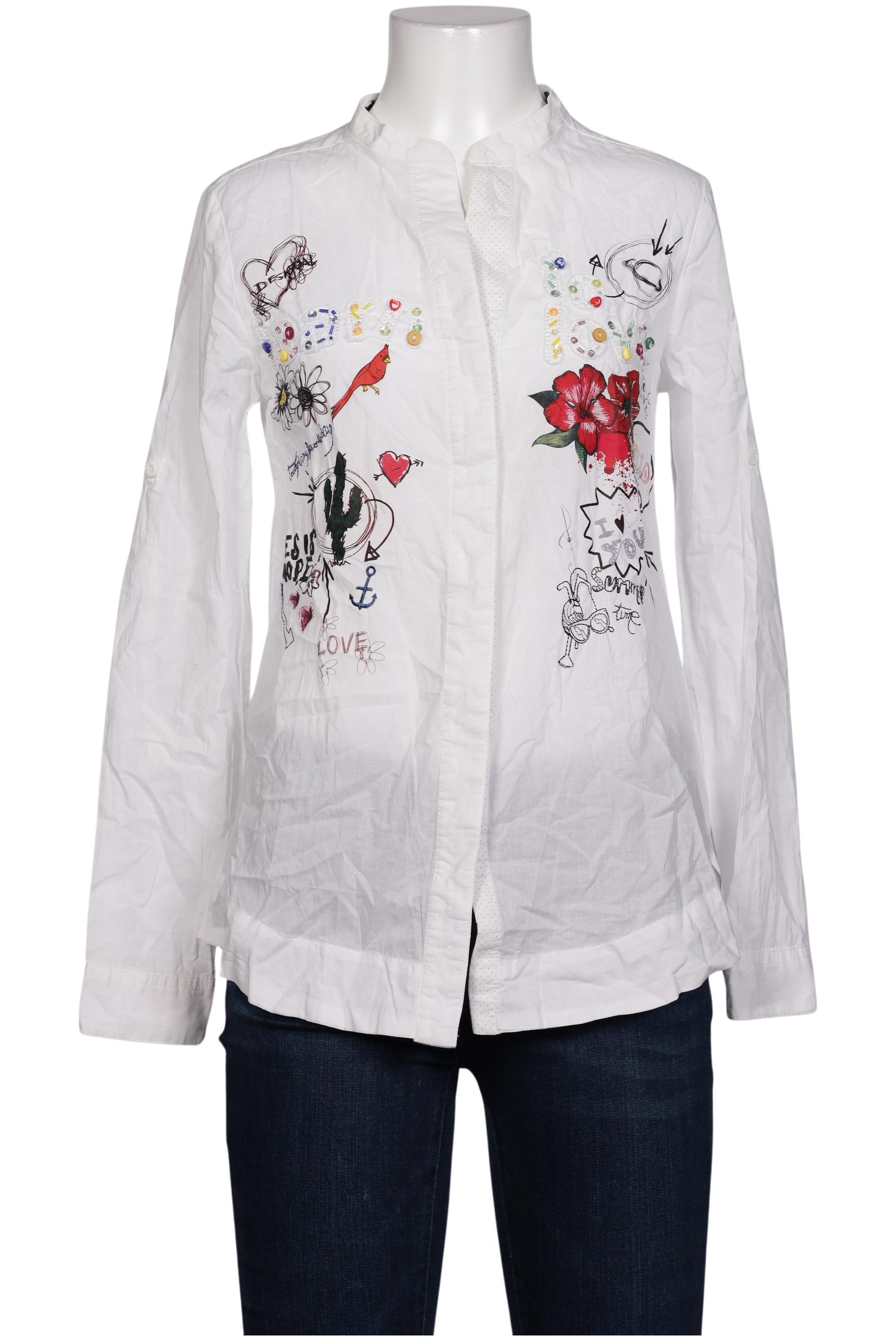 

Desigual Damen Bluse, weiß, Gr. 36