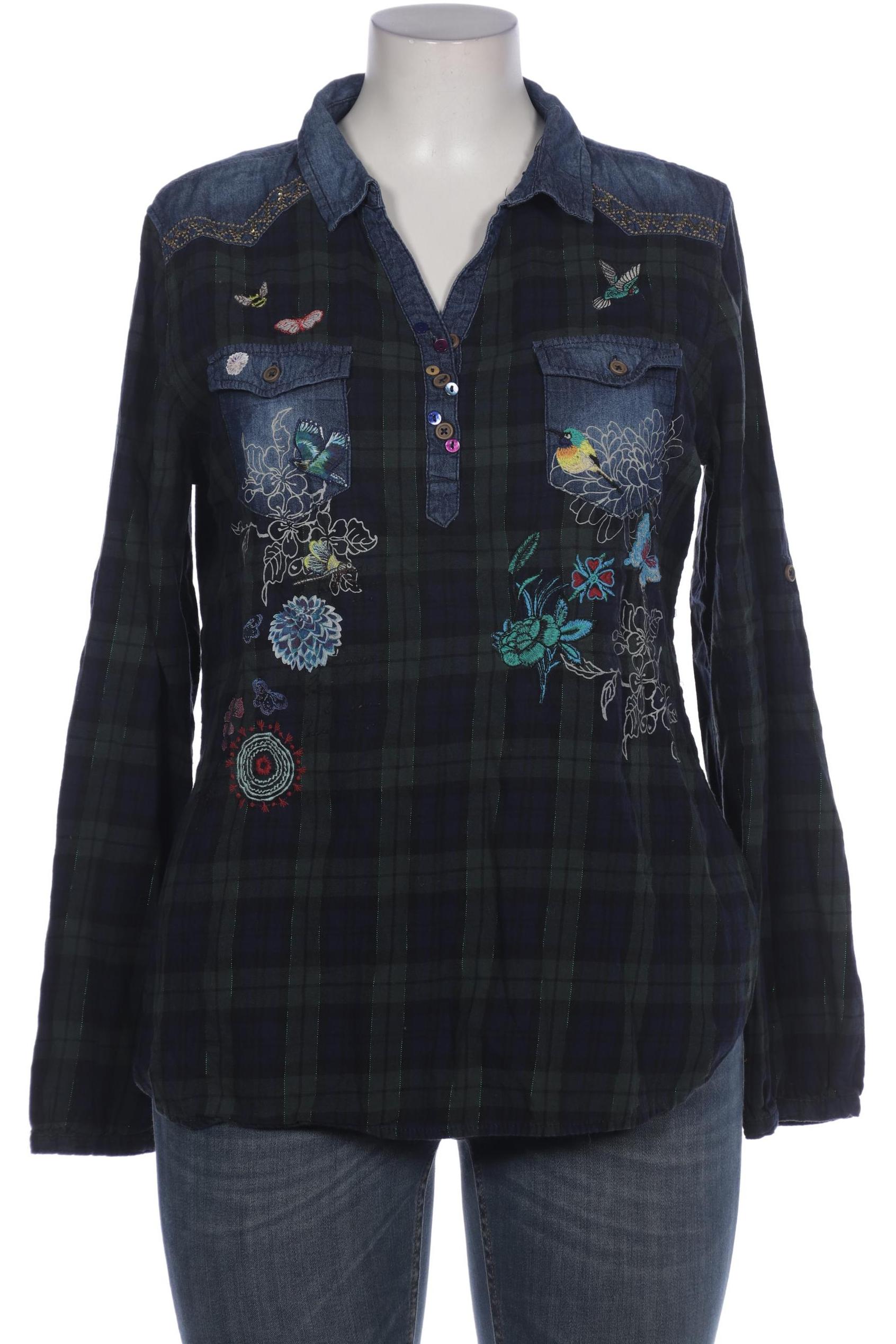 

Desigual Damen Bluse, grün, Gr. 46