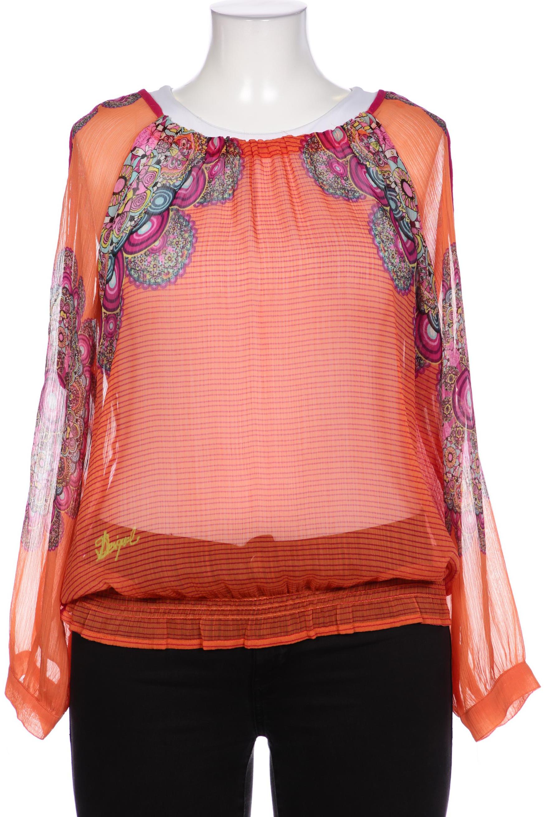 

Desigual Damen Bluse, orange, Gr. 44