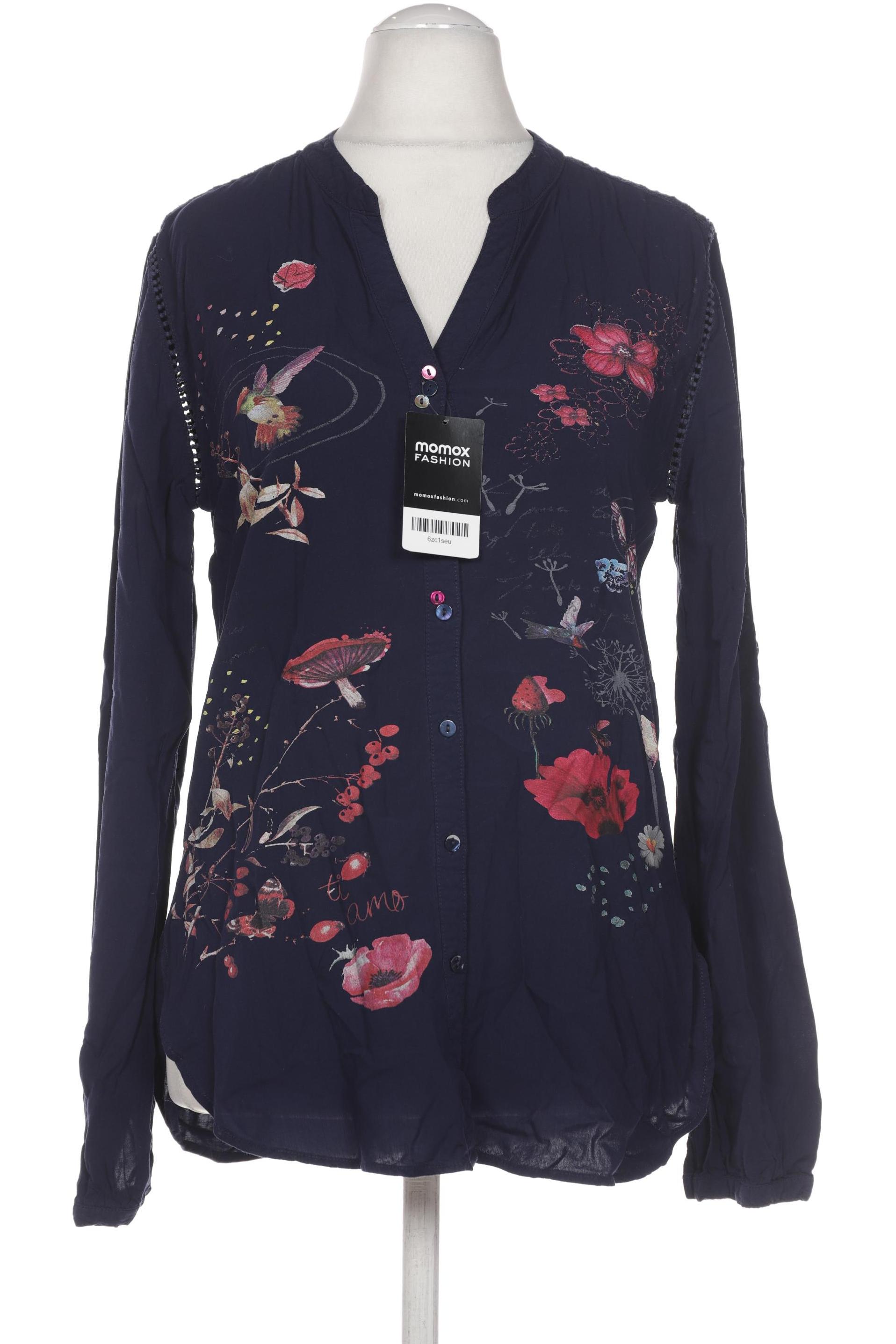

Desigual Damen Bluse, marineblau, Gr. 36