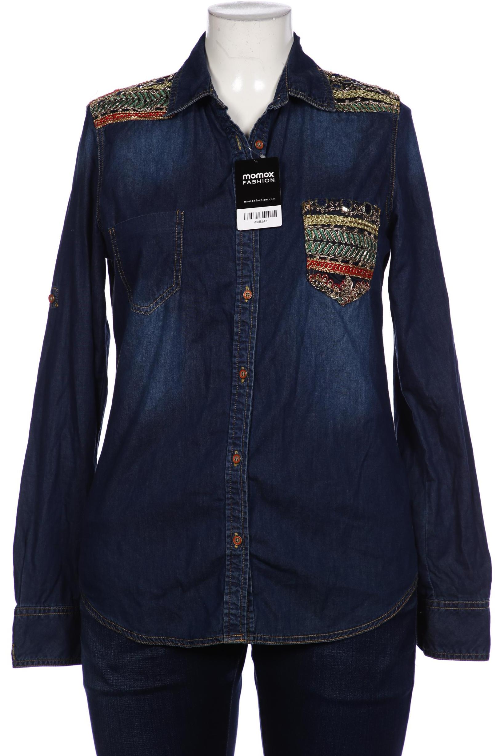 

Desigual Damen Bluse, marineblau, Gr. 44