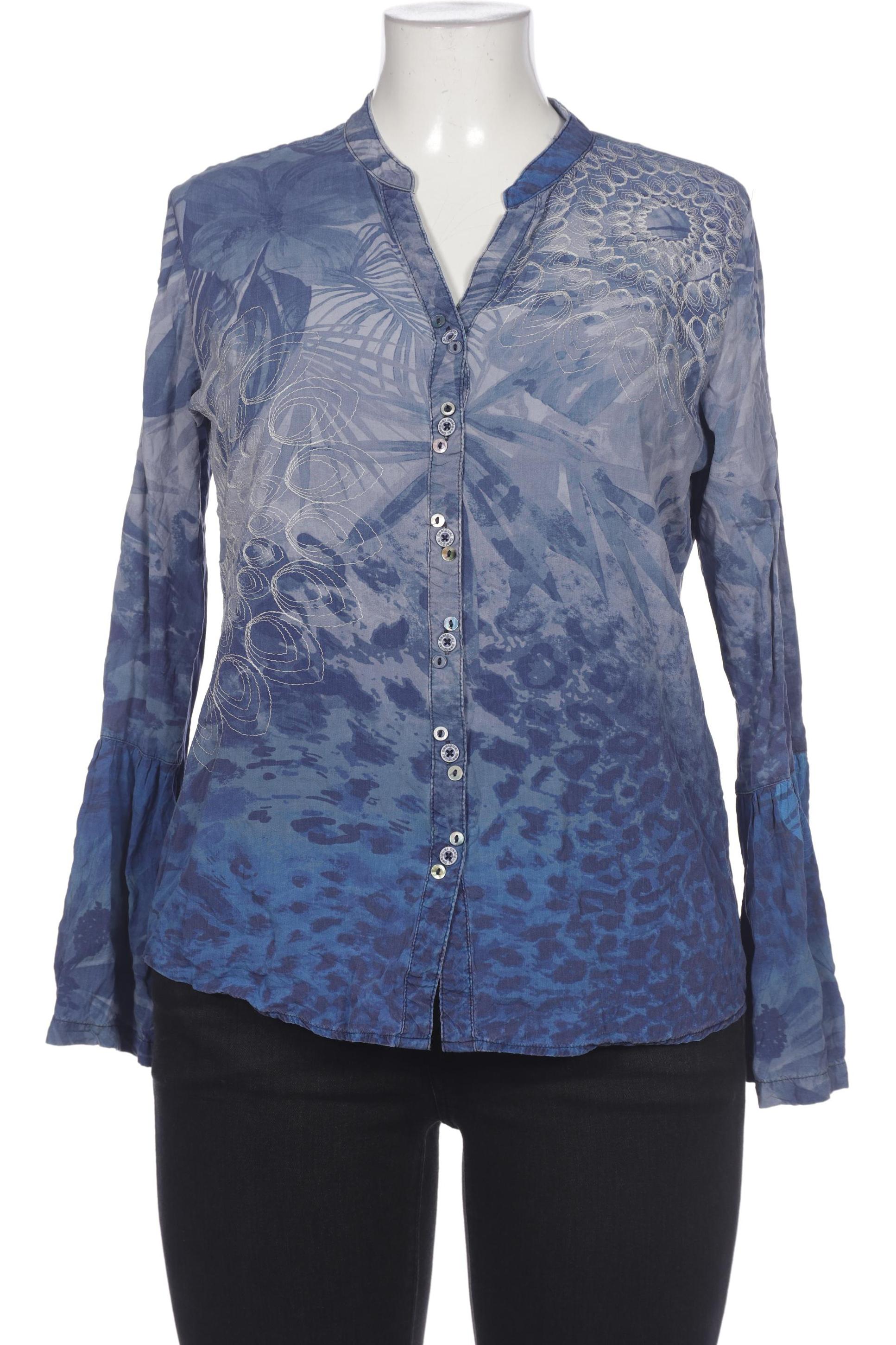 

Desigual Damen Bluse, blau, Gr. 44