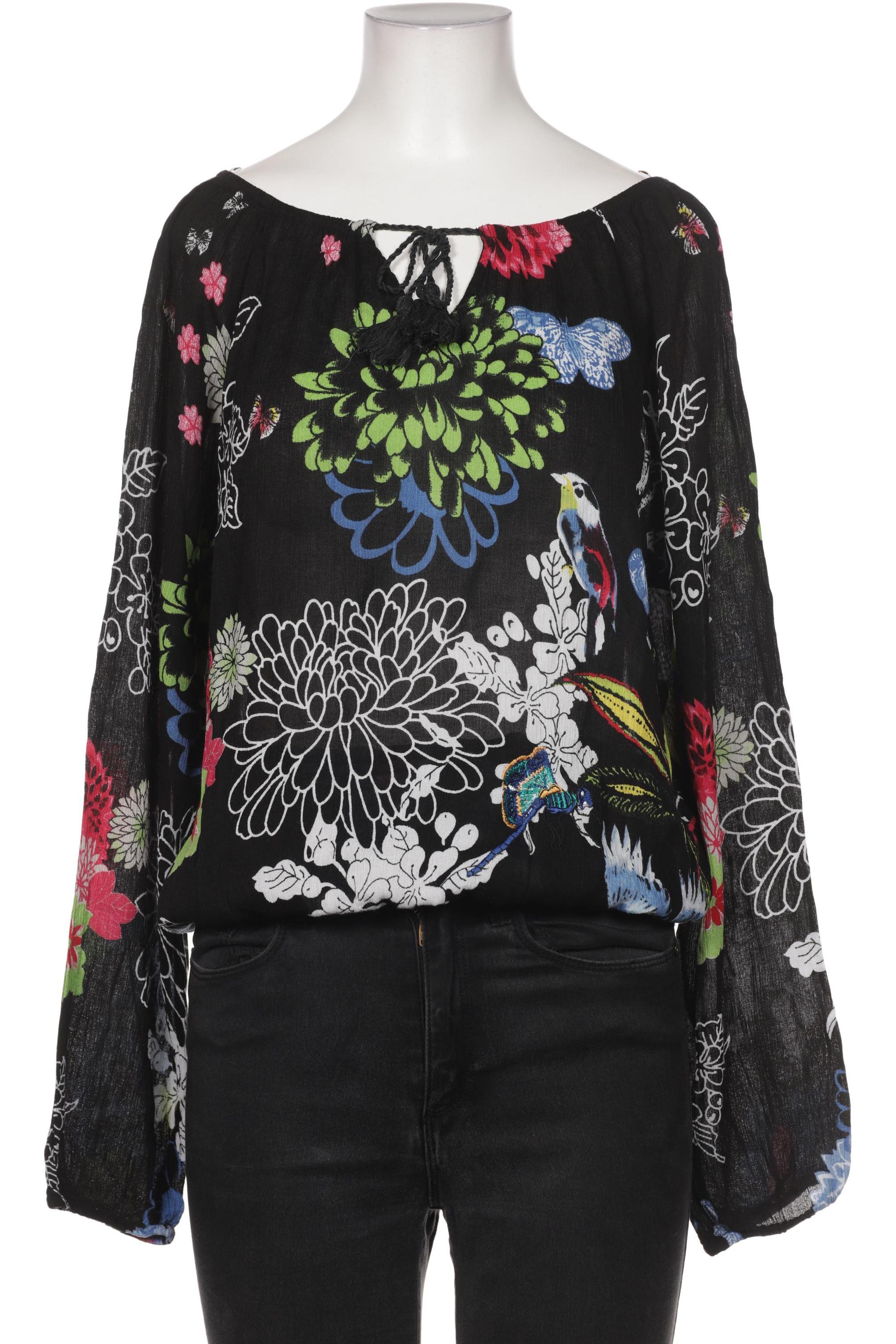 

Desigual Damen Bluse, schwarz, Gr. 38