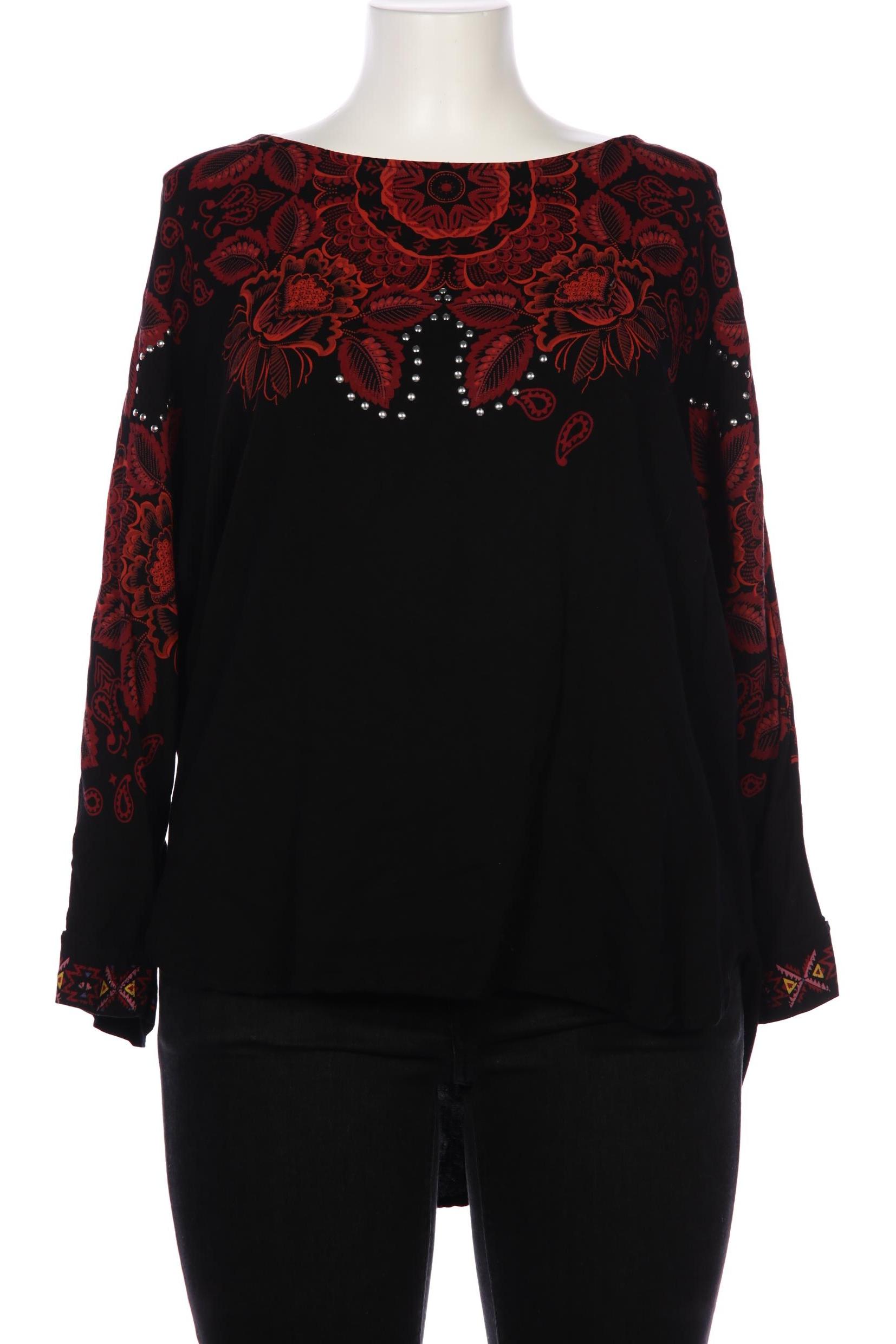 

Desigual Damen Bluse, schwarz, Gr. 46