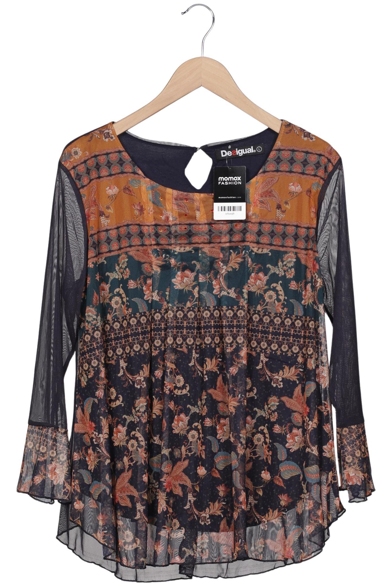 

Desigual Damen Bluse, marineblau, Gr. 42