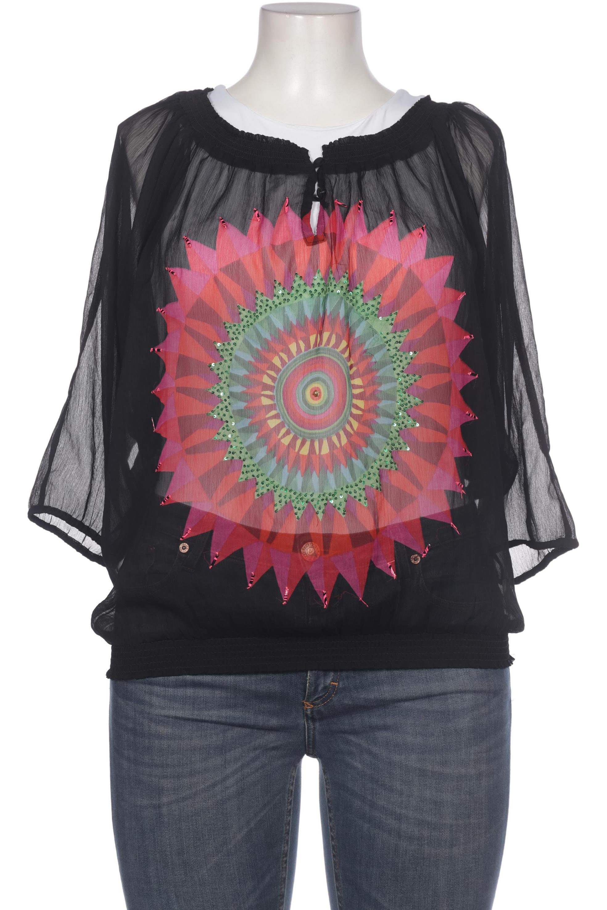 

Desigual Damen Bluse, schwarz, Gr. 44