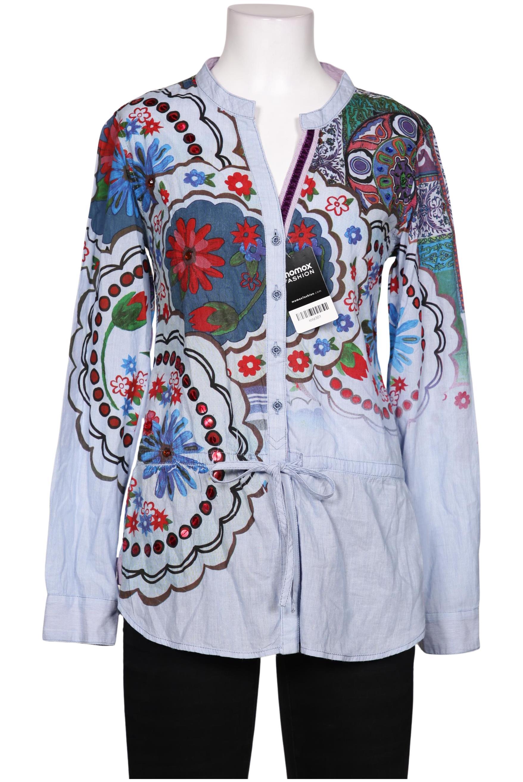 

Desigual Damen Bluse, hellblau, Gr. 36