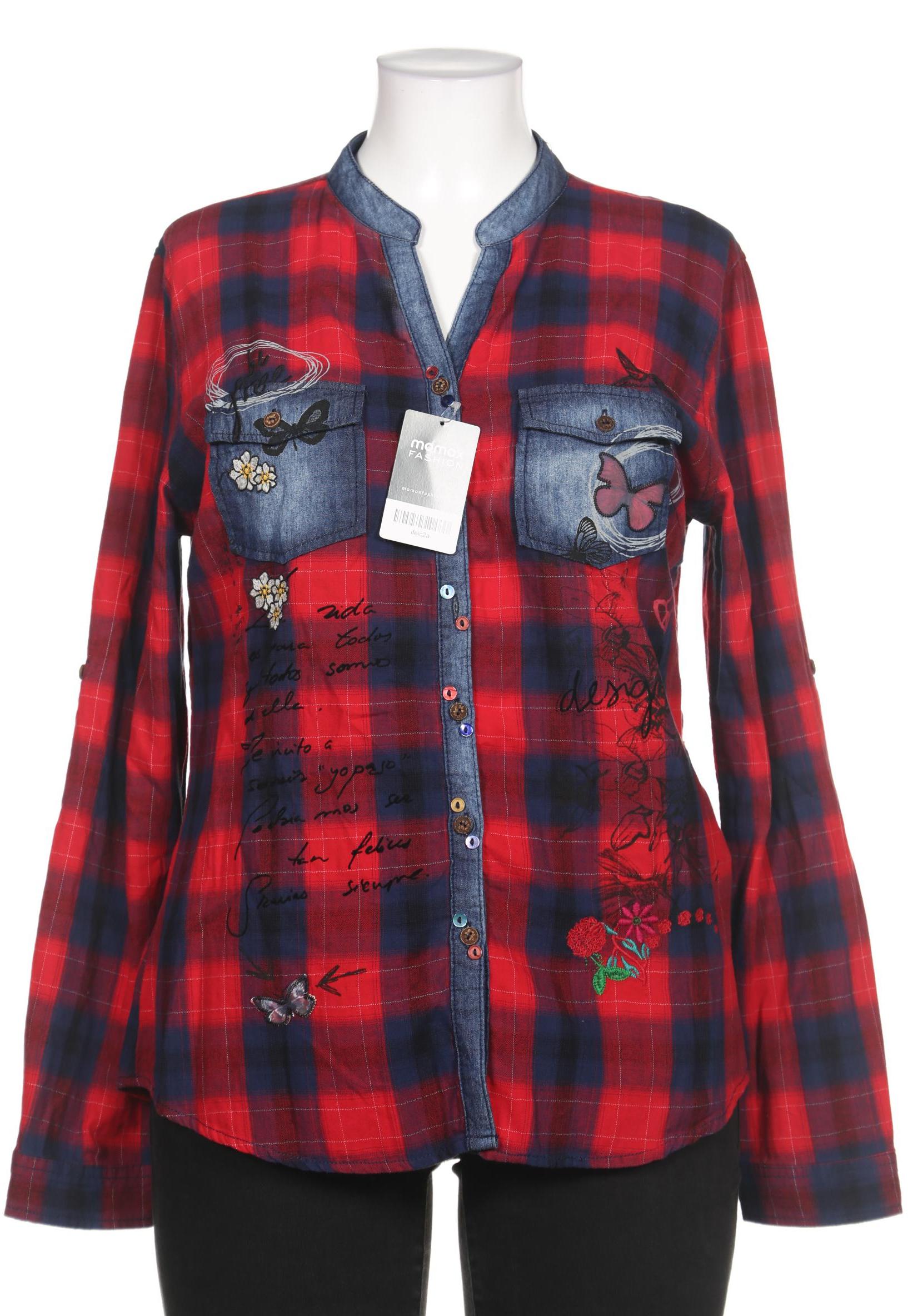 

Desigual Damen Bluse, rot, Gr. 46