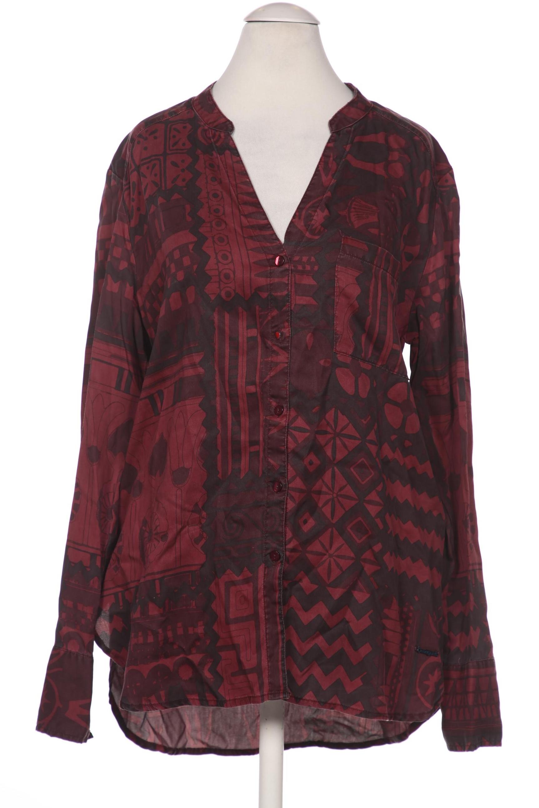 

Desigual Damen Bluse, bordeaux, Gr. 36