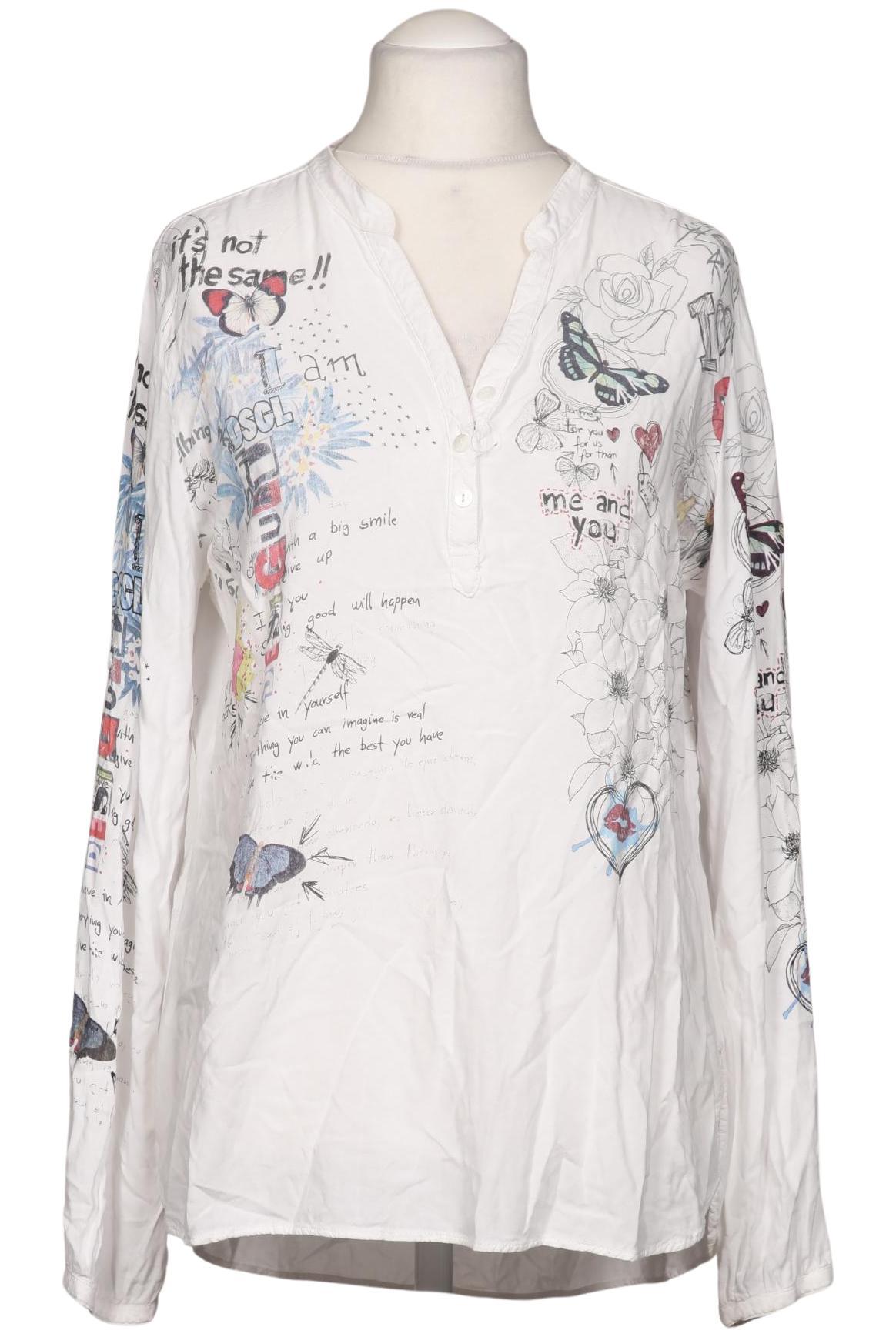 

Desigual Damen Bluse, weiß, Gr. 44