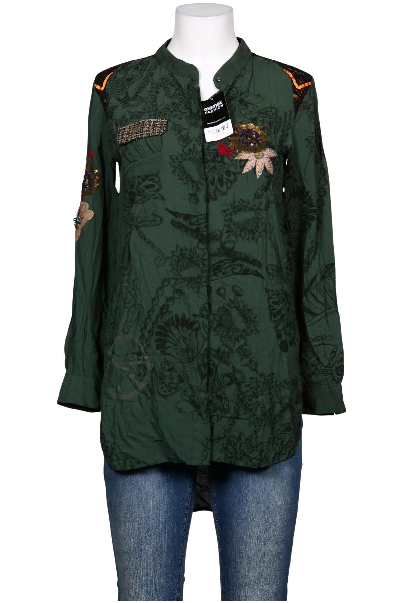 

Desigual Damen Bluse, grün, Gr. 36