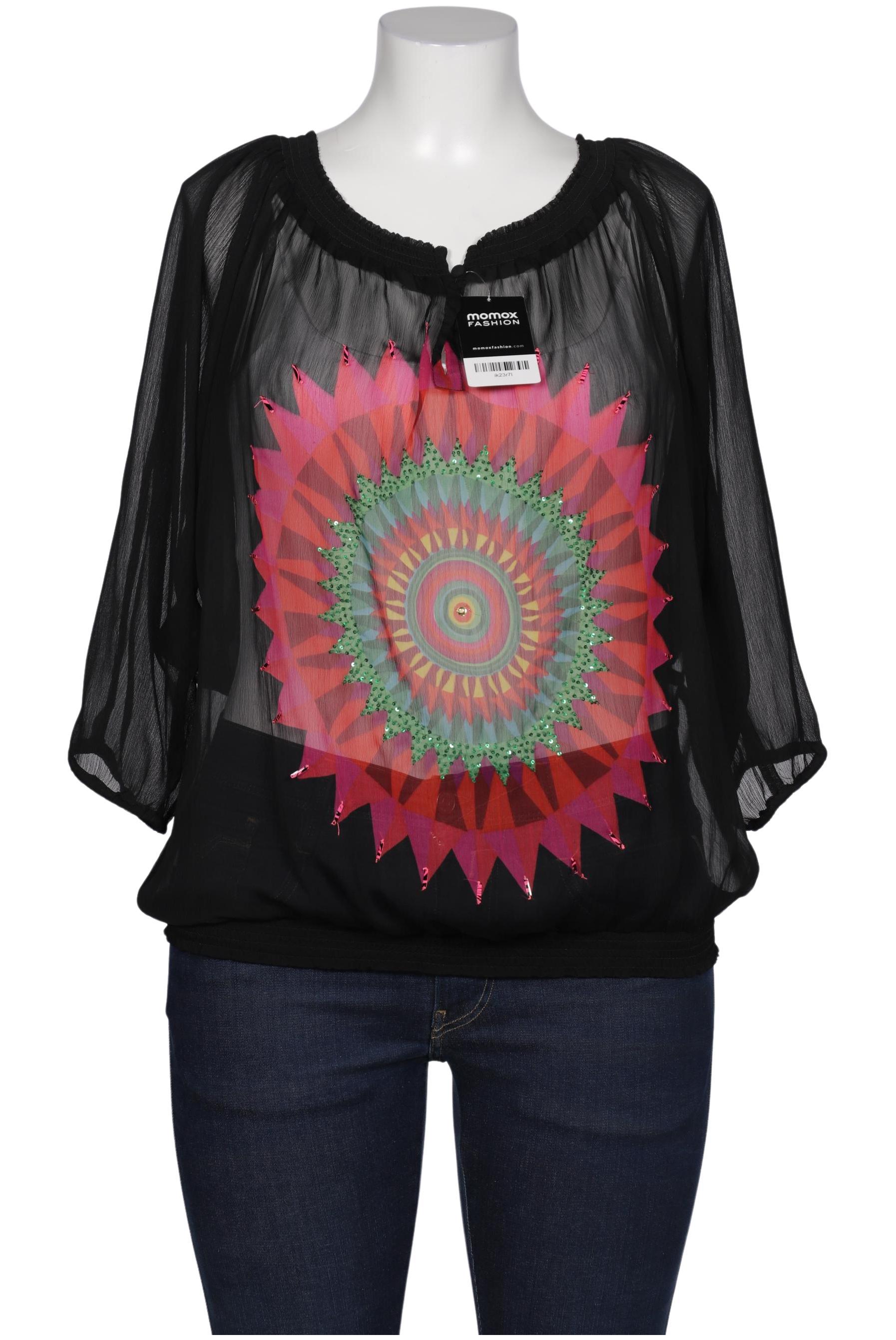 

Desigual Damen Bluse, schwarz, Gr. 46