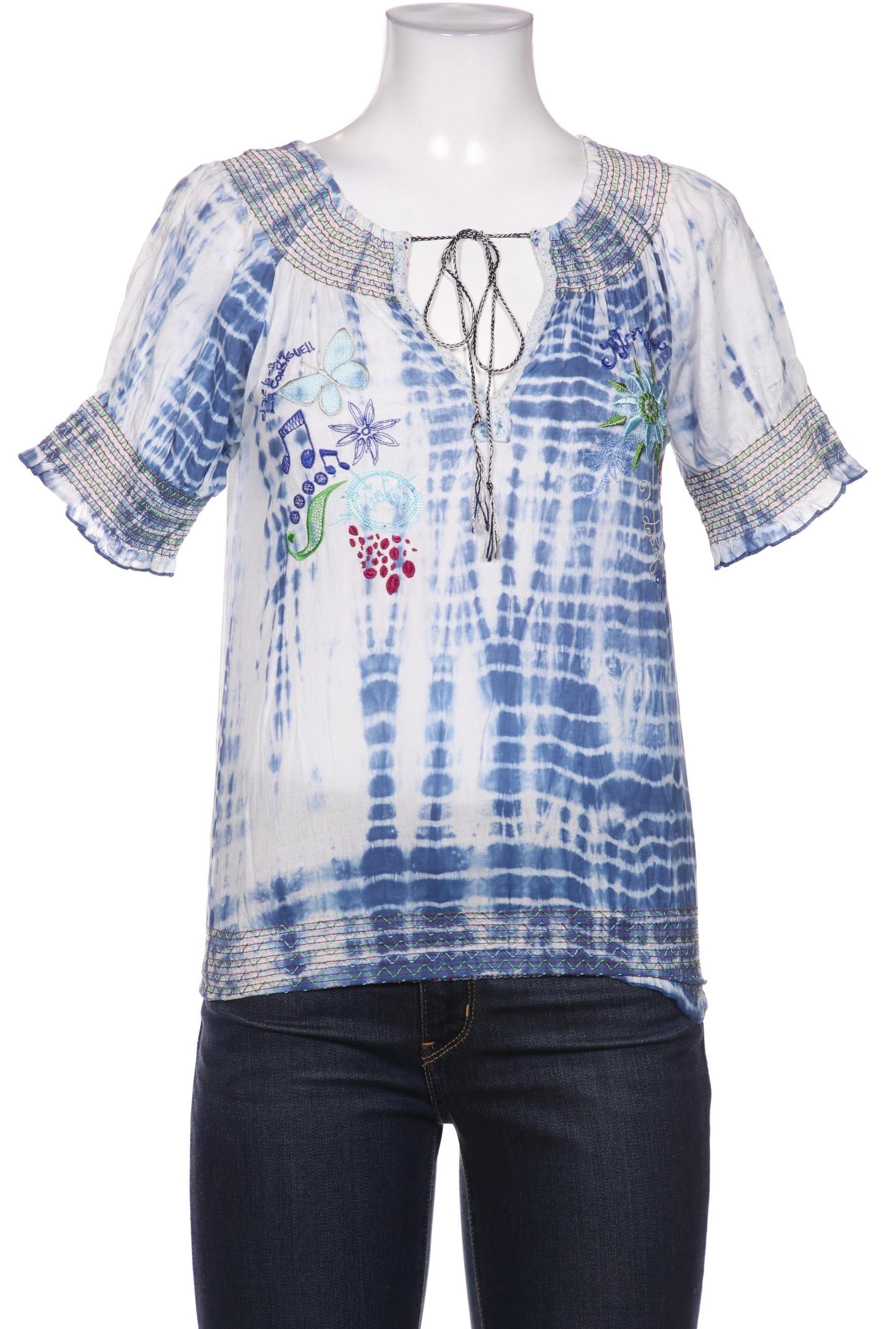 

Desigual Damen Bluse, blau, Gr. 38