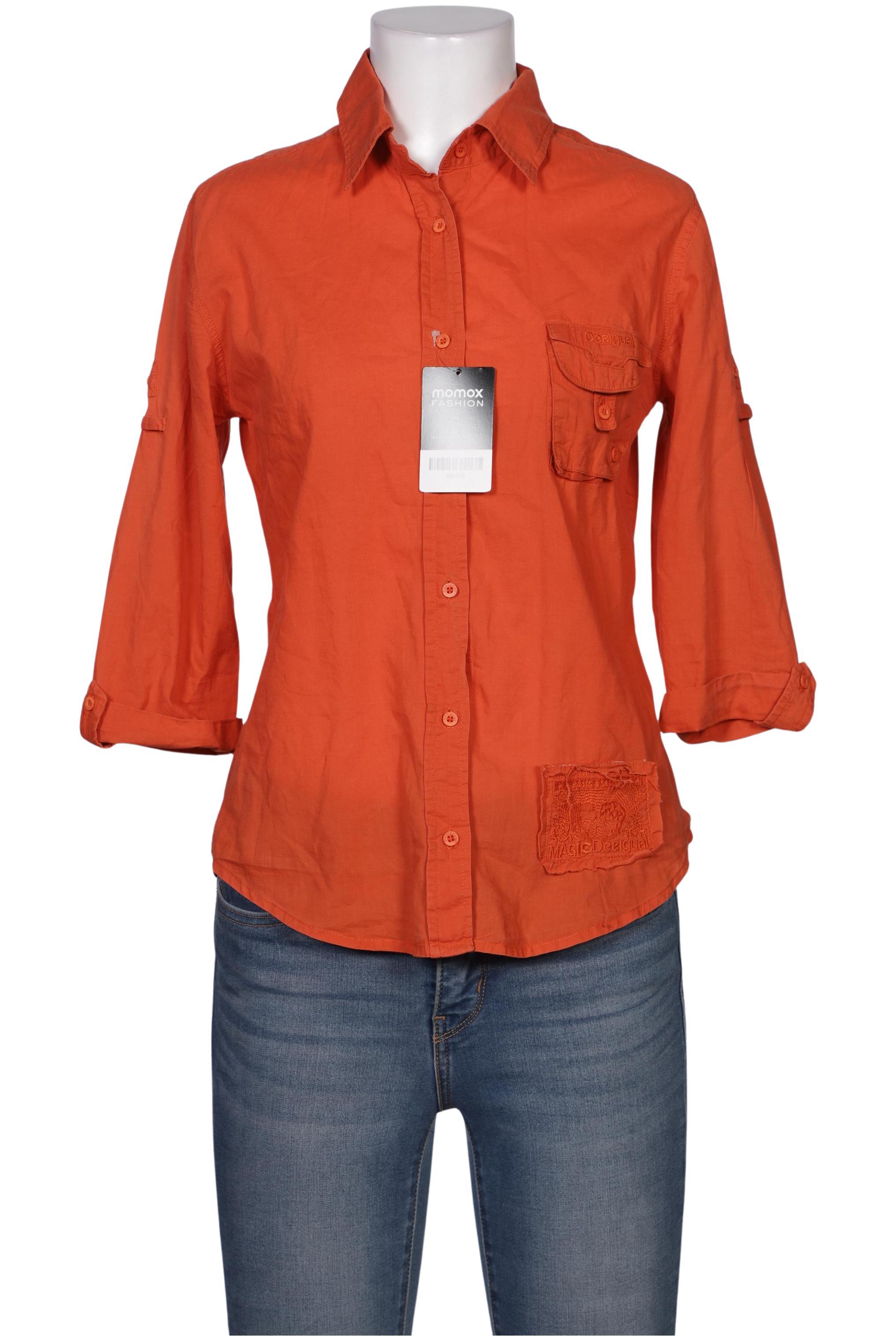 

Desigual Damen Bluse, orange, Gr. 38